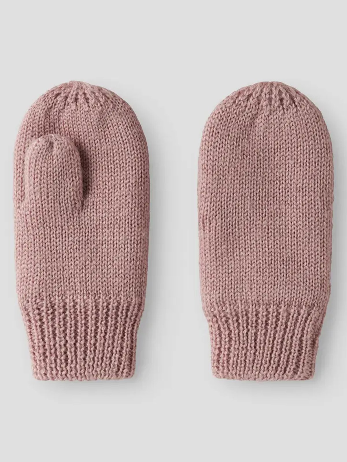 Name It Flash Wool Mitten 3 Woodrose