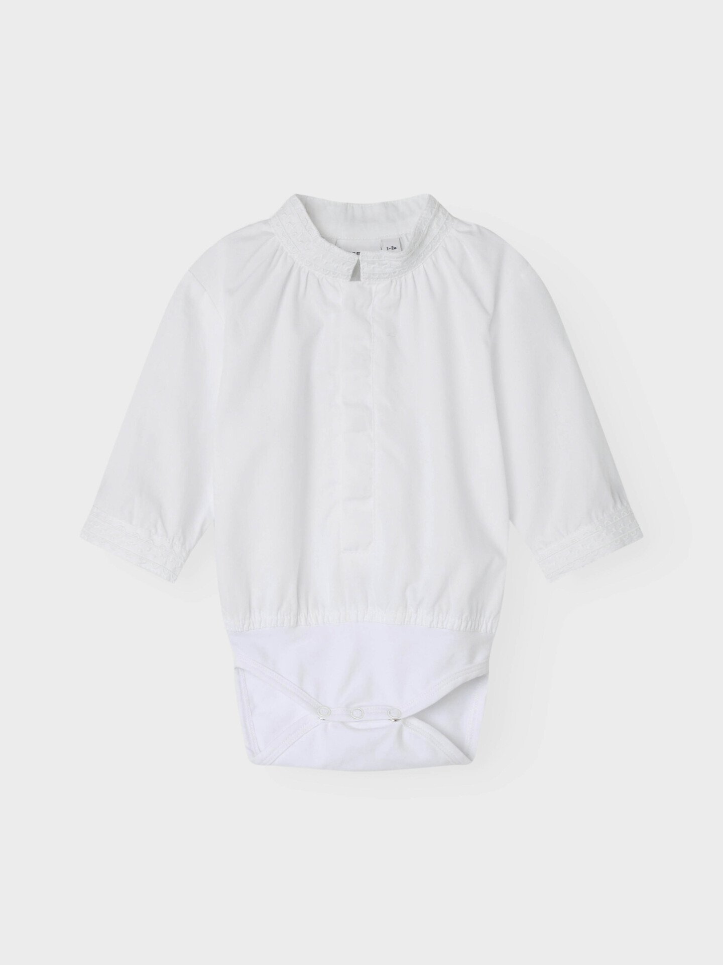 Name It Toby Long Sleeve Shirtbody Xxv Bright White