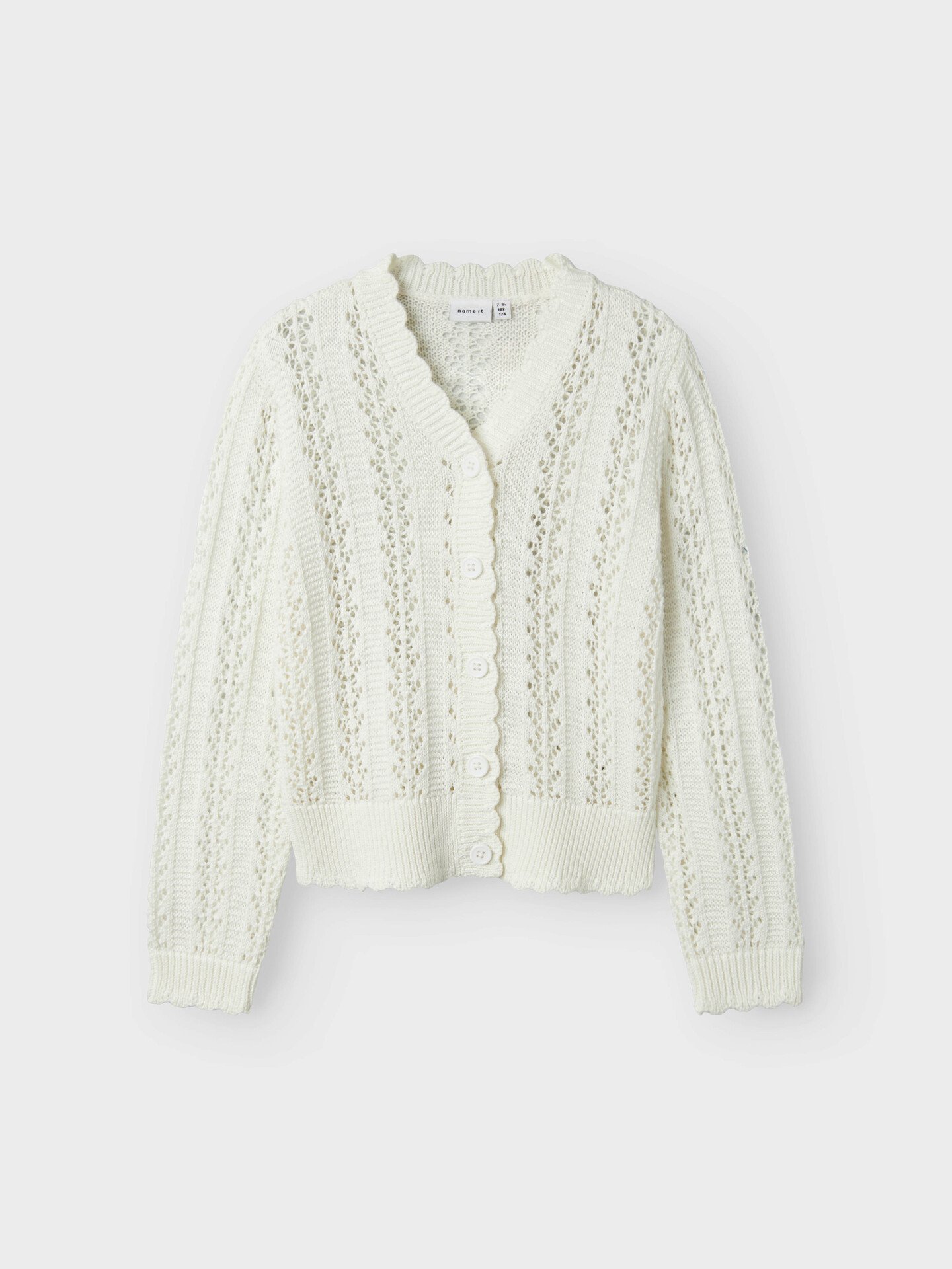 Name It Tana Knit Cardigan Xxv Bright White