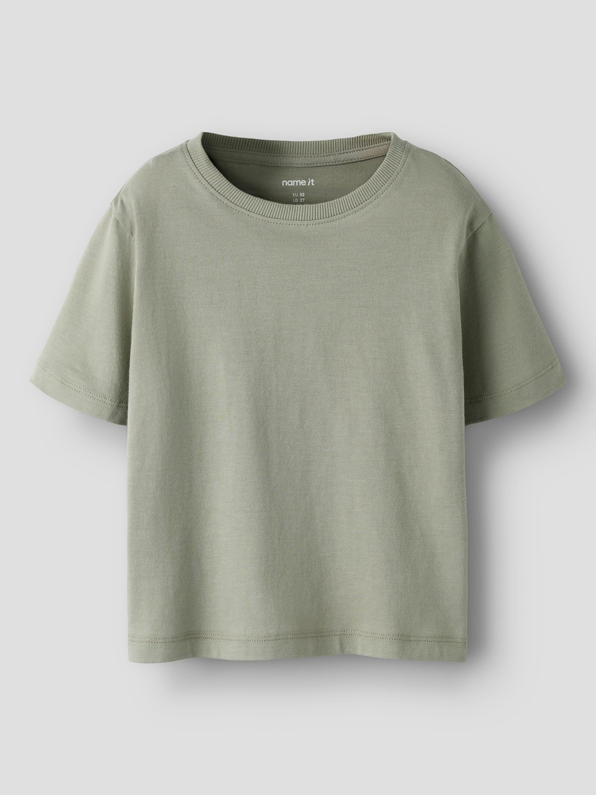 Name It Vobbo Short Sleeve Nreg Top Shadow Grey