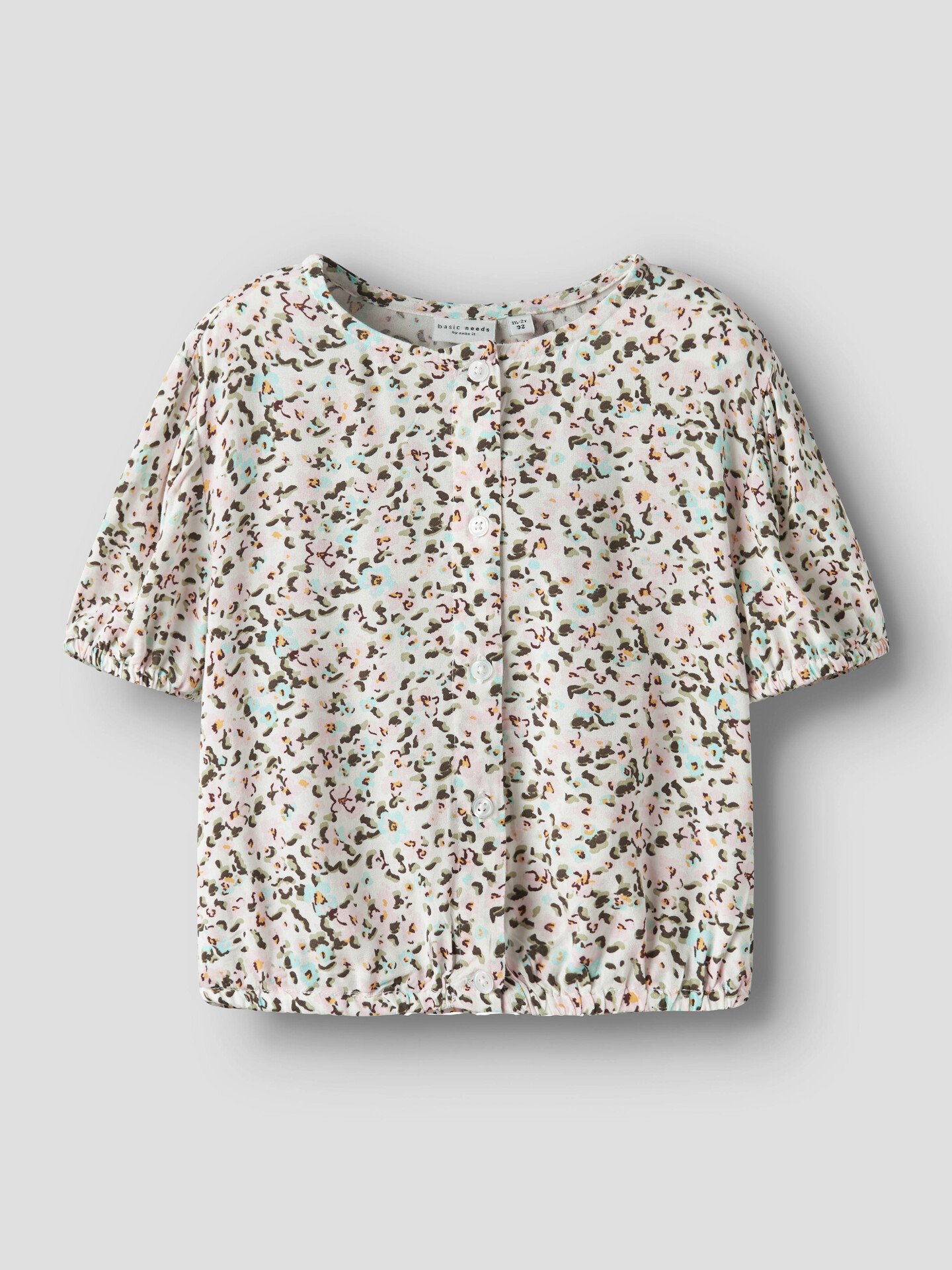 Name It Velma Short Sleeve Short Top Bright White