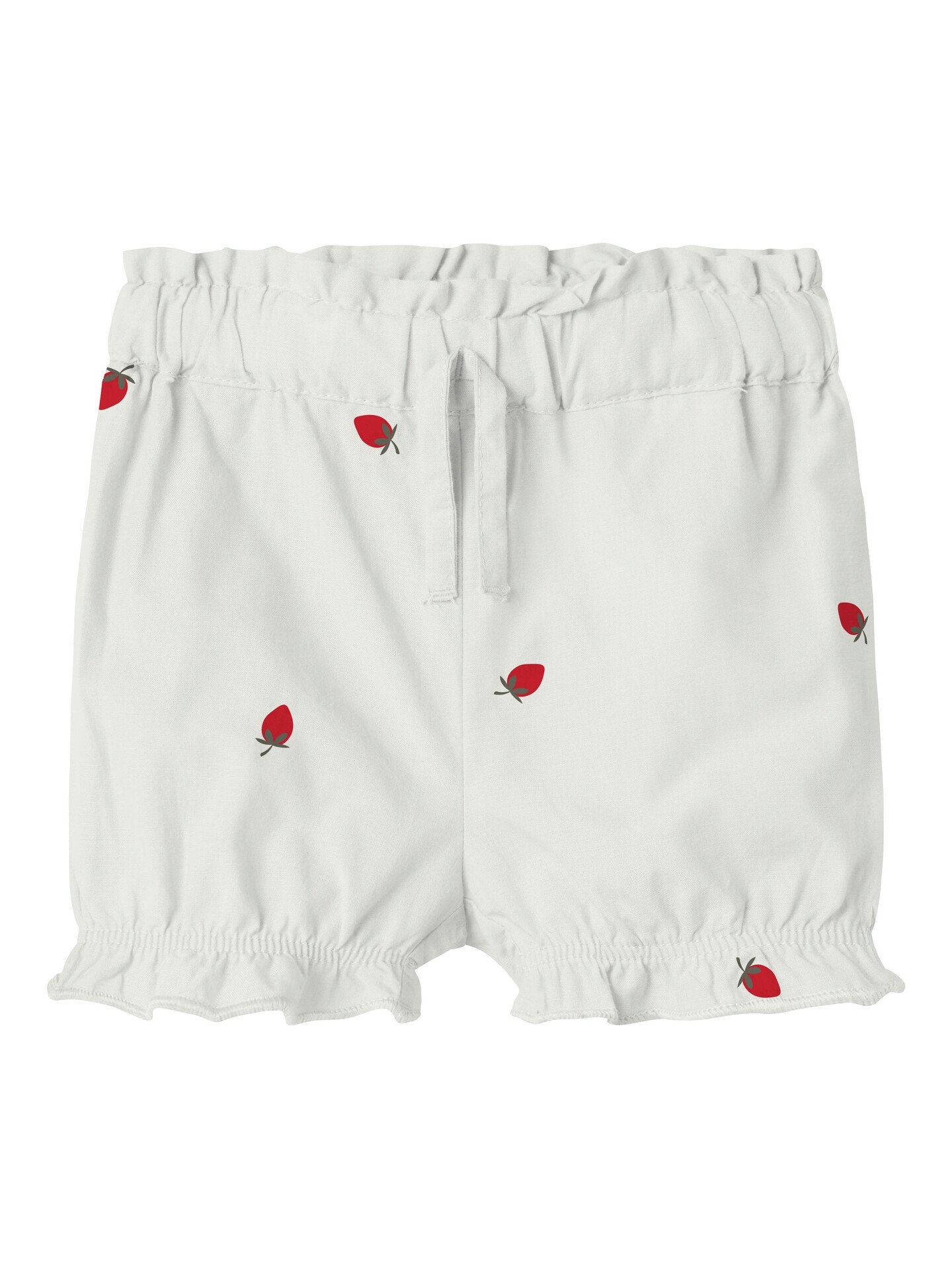 Name It Derilla Shorts Bright White Strawberry
