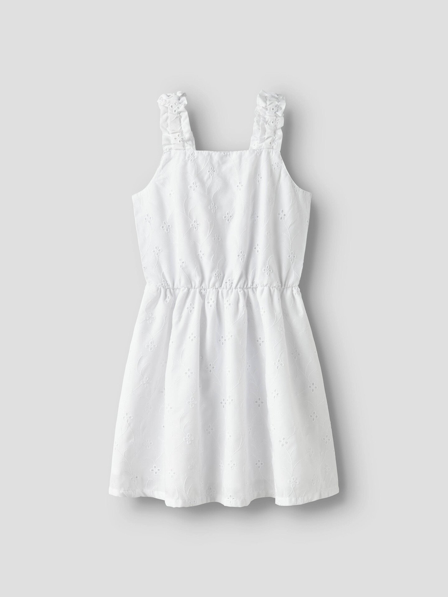 Name It Violeta Strap Dress Bright White