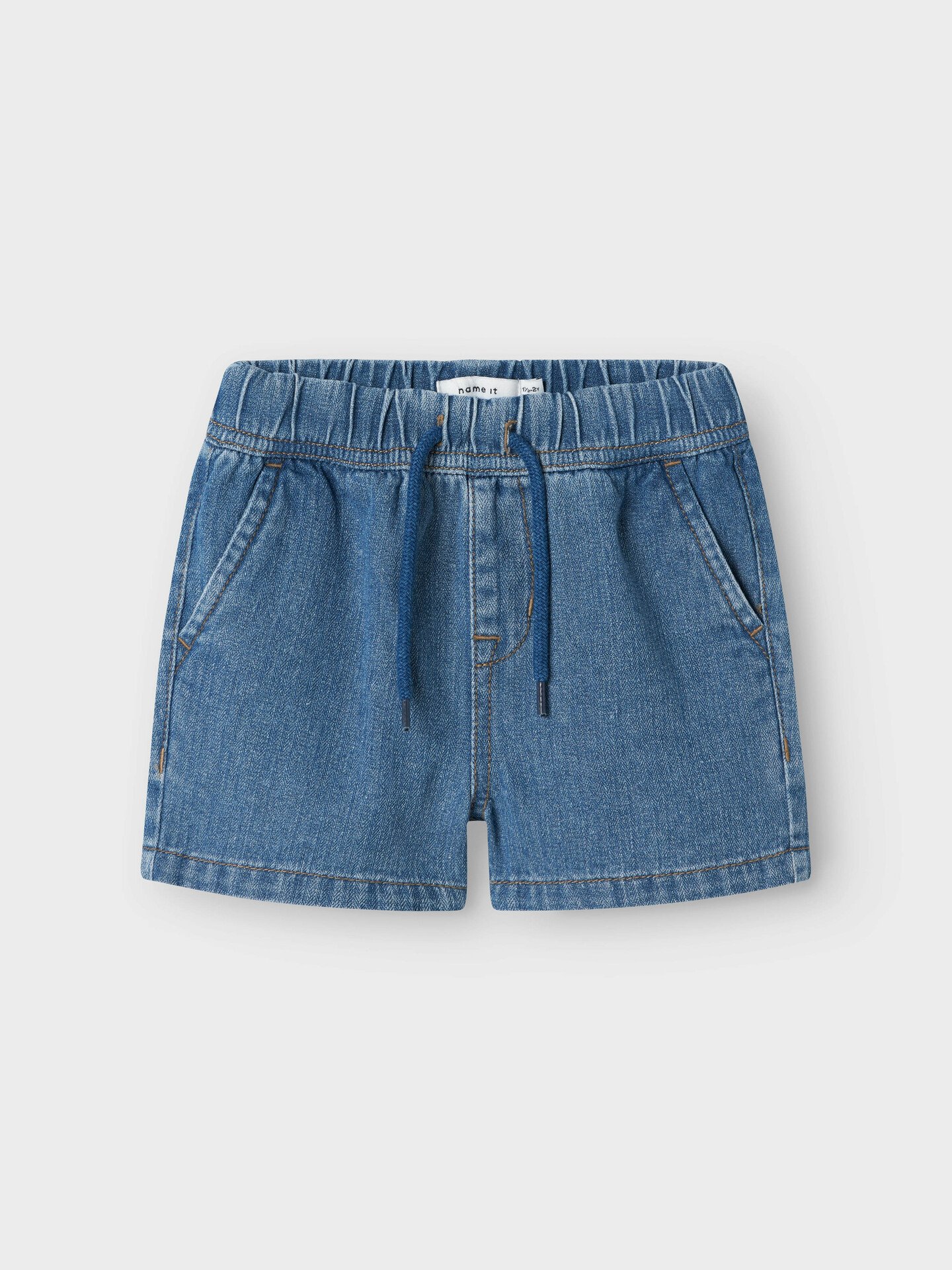 Name It Ryan Jog Denim Shorts Dark Blue Denim