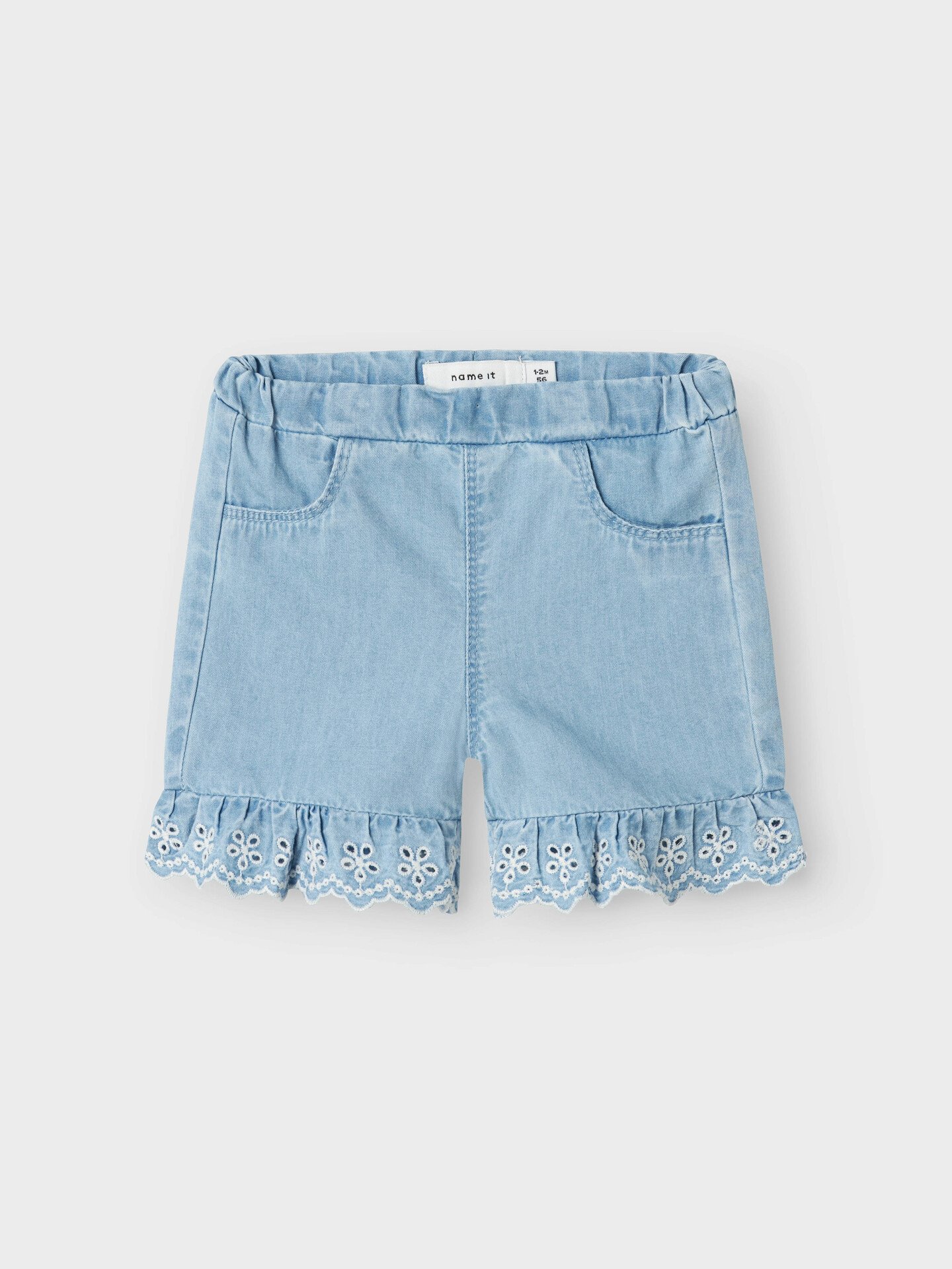 Name It Rose Denim Shorts Light Blue Denim