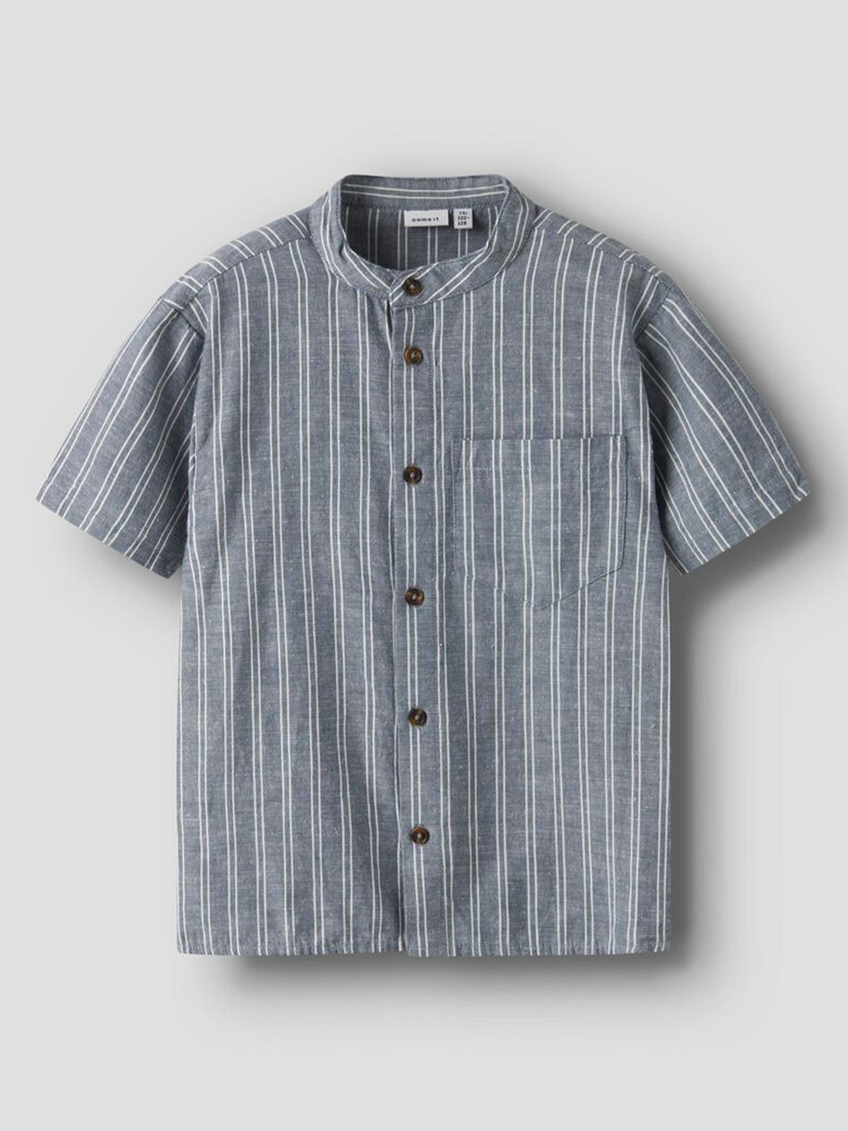 Name It Halom Short Sleeve Shirt Box Blue Mirage