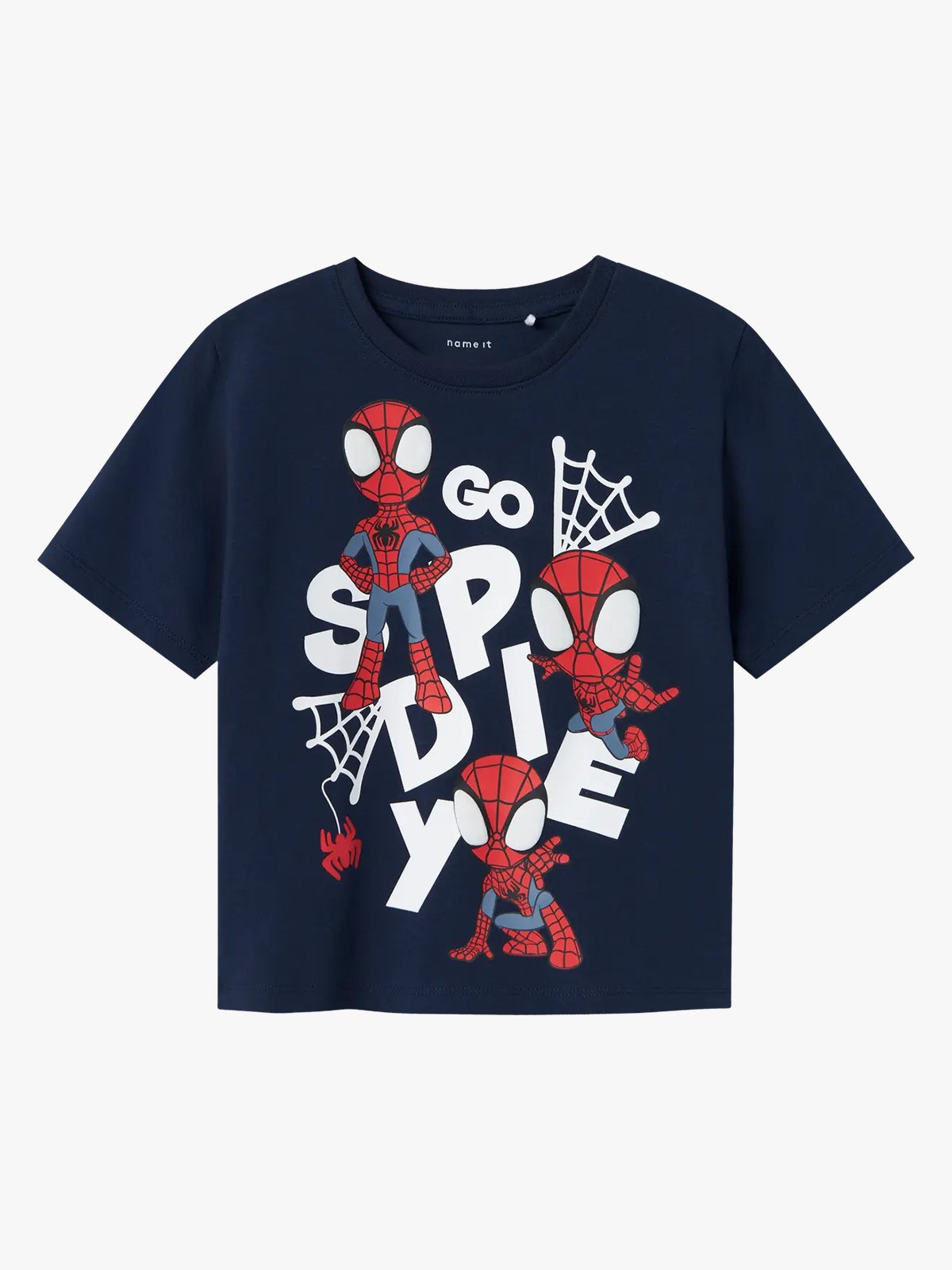 Name It Main Spider Short Sleeve Top Navy Blazer