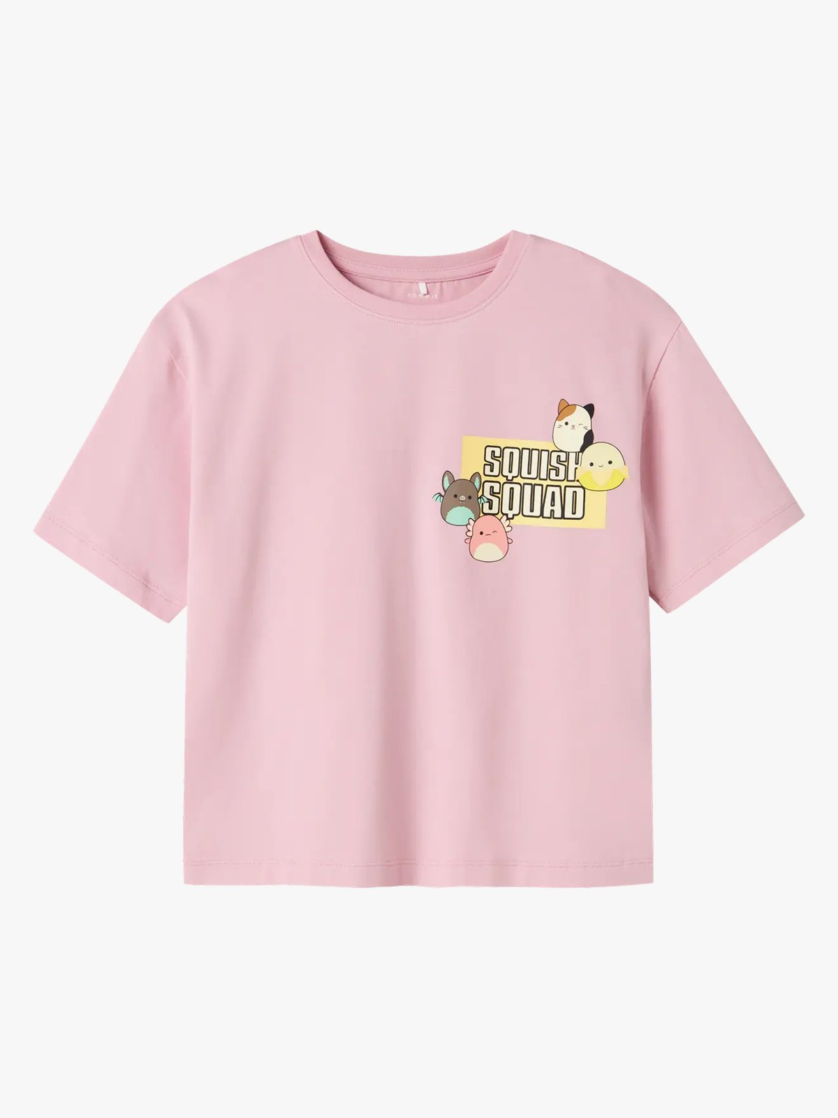 Name It Momi Squish Short Sleeve Top Box Cameo Pink