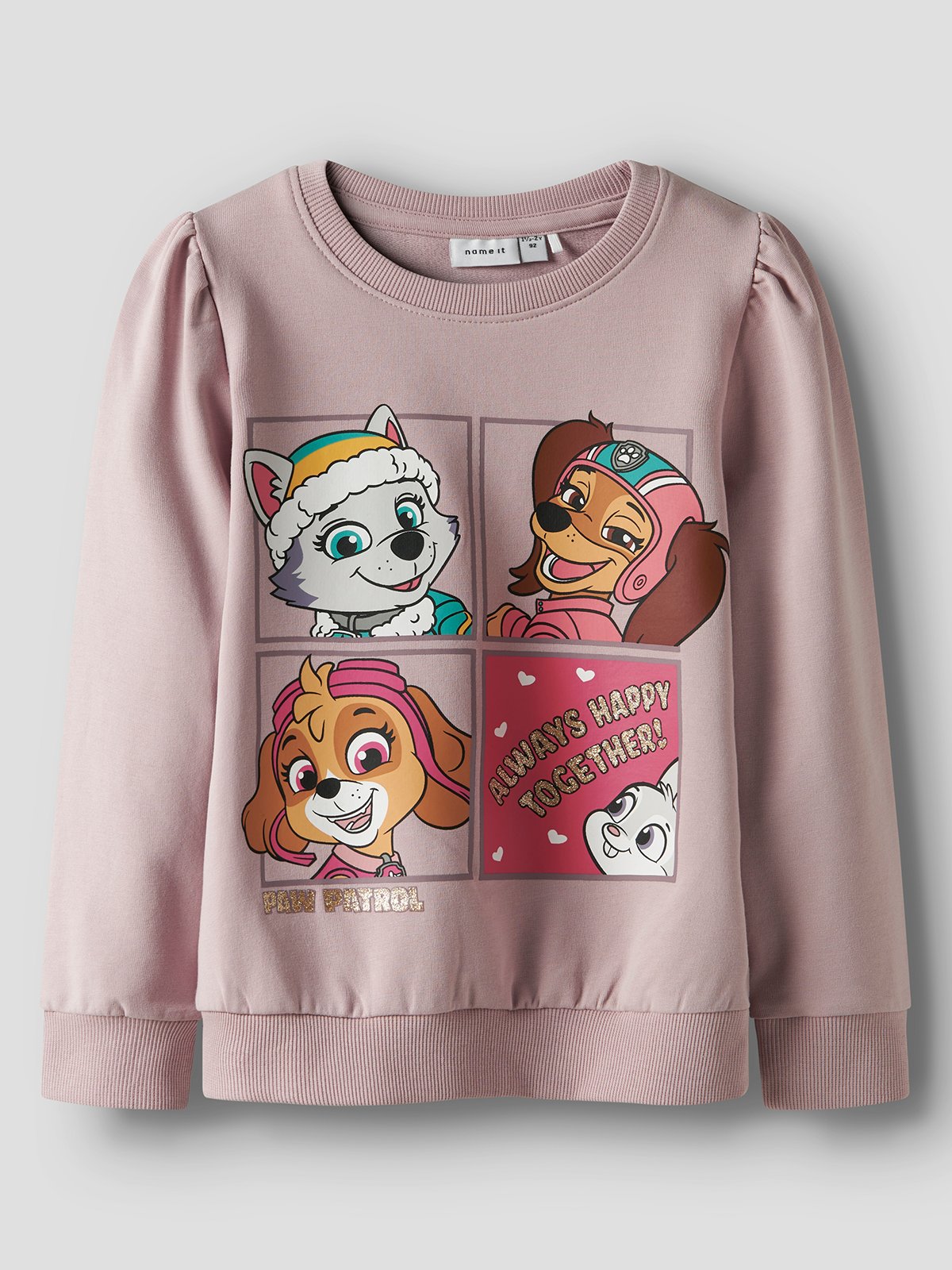 Name It Jose Paw Sweat Unbrushed Burnished lilac