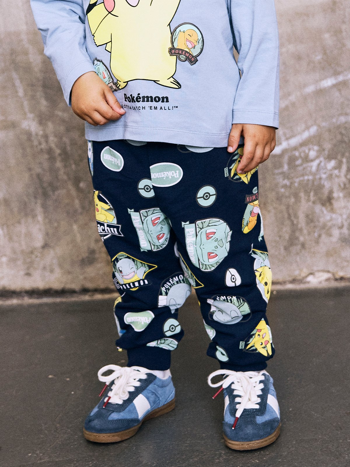 Name It Jazy Pokemon Sweat Pants Unbrushed Sky Navy blazer