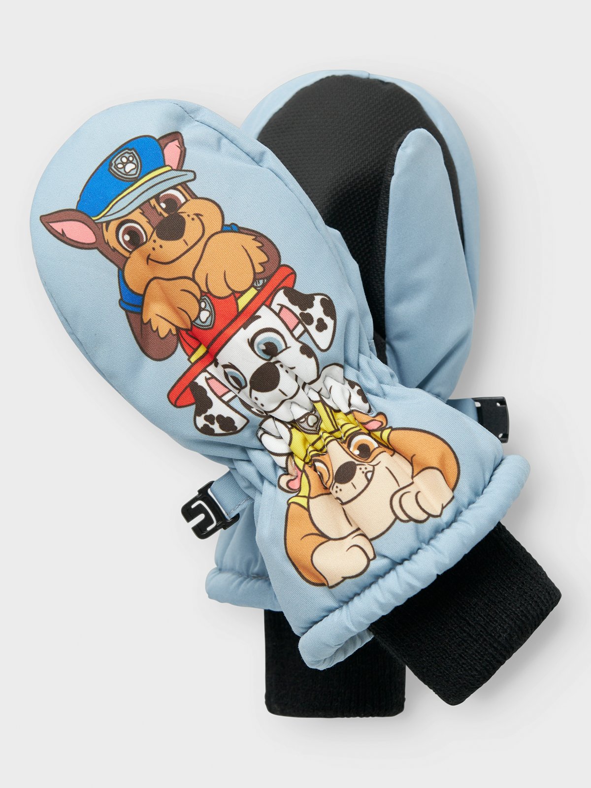 Name It Jonas Paw Mittens Dusty Blue