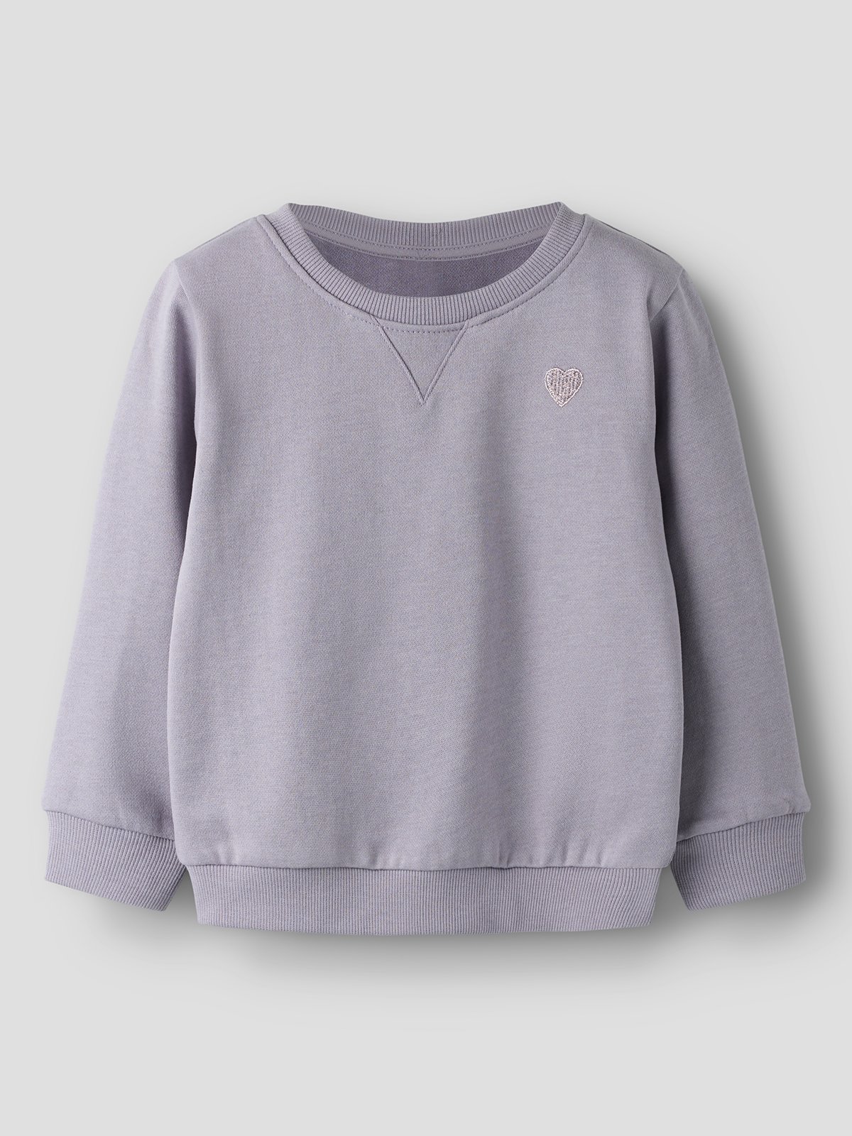 Name It Vima Long Sleeve Sweat Brushed Lavender Gray
