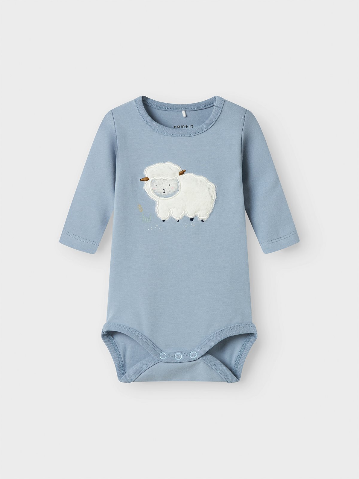 Name It Lamb Long Sleeve Body Box Dusty Blue