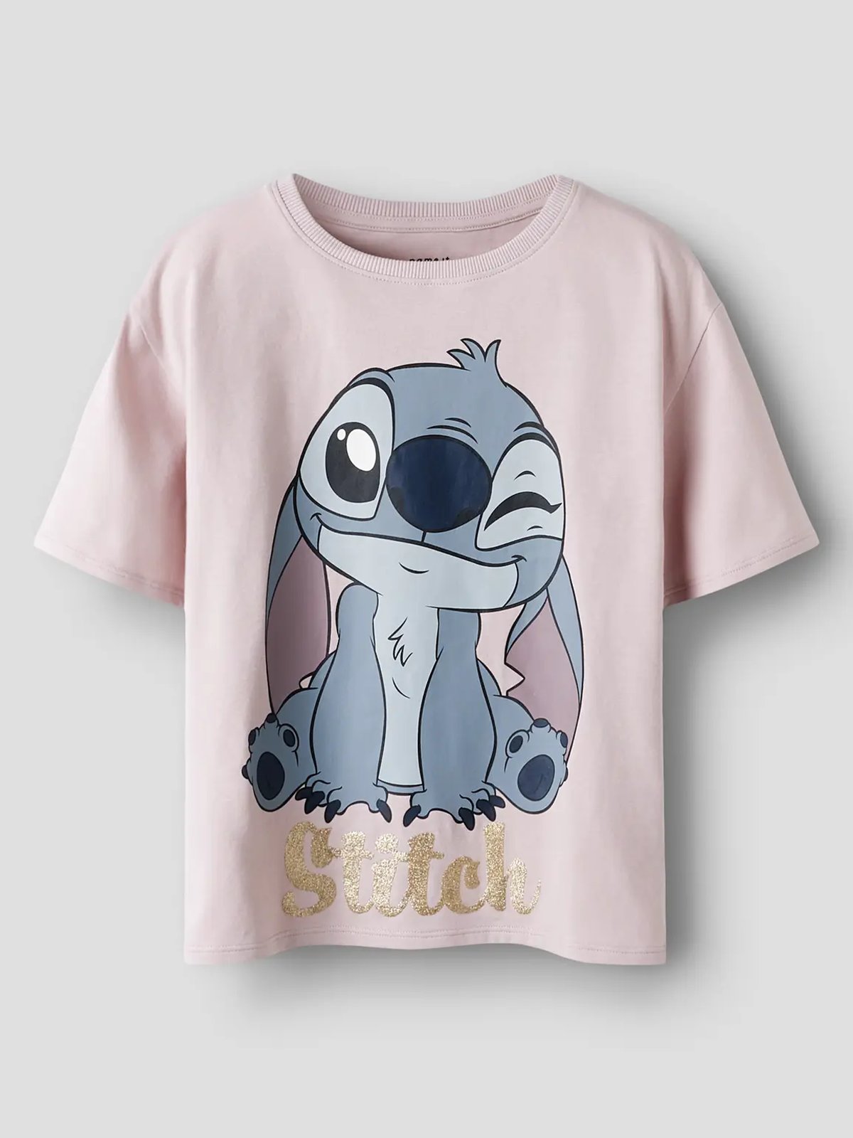 Name It Akun Stitch Short Sleeve Nreg Top Box Burnished Lilac