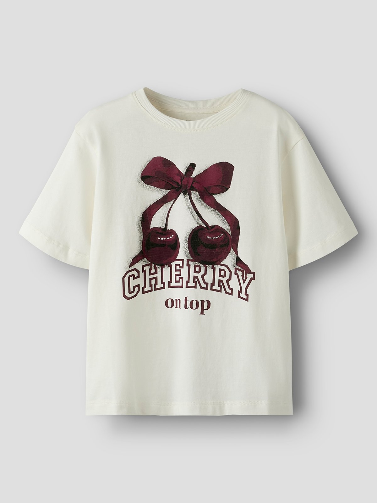 Name It Line Short Sleeve Top Jet Stream