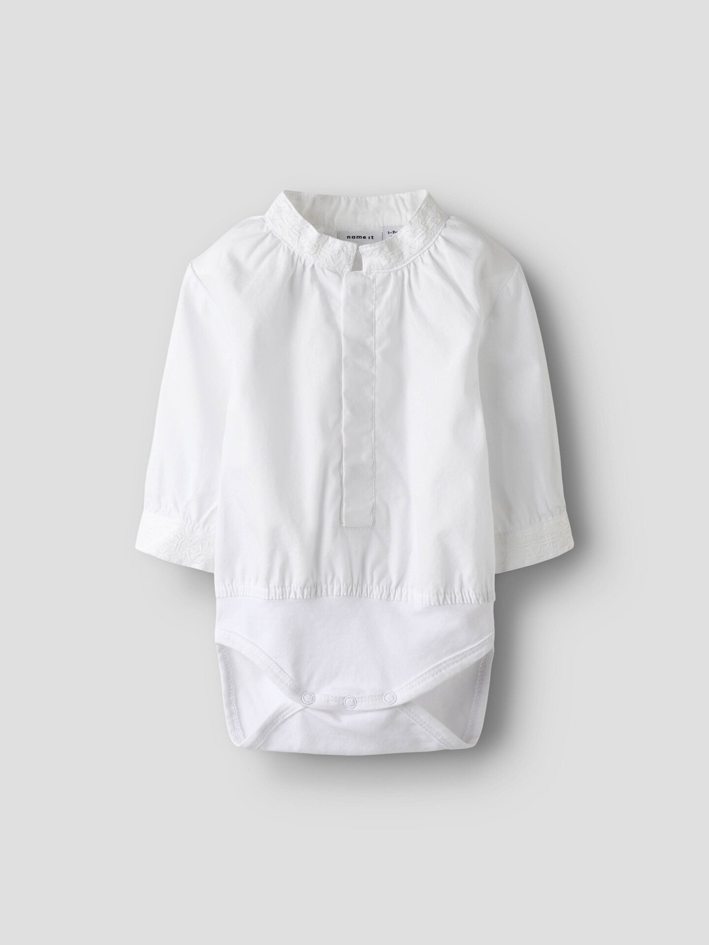 Name It Toby Long Sleeve Shirtbody XXVI Bright White