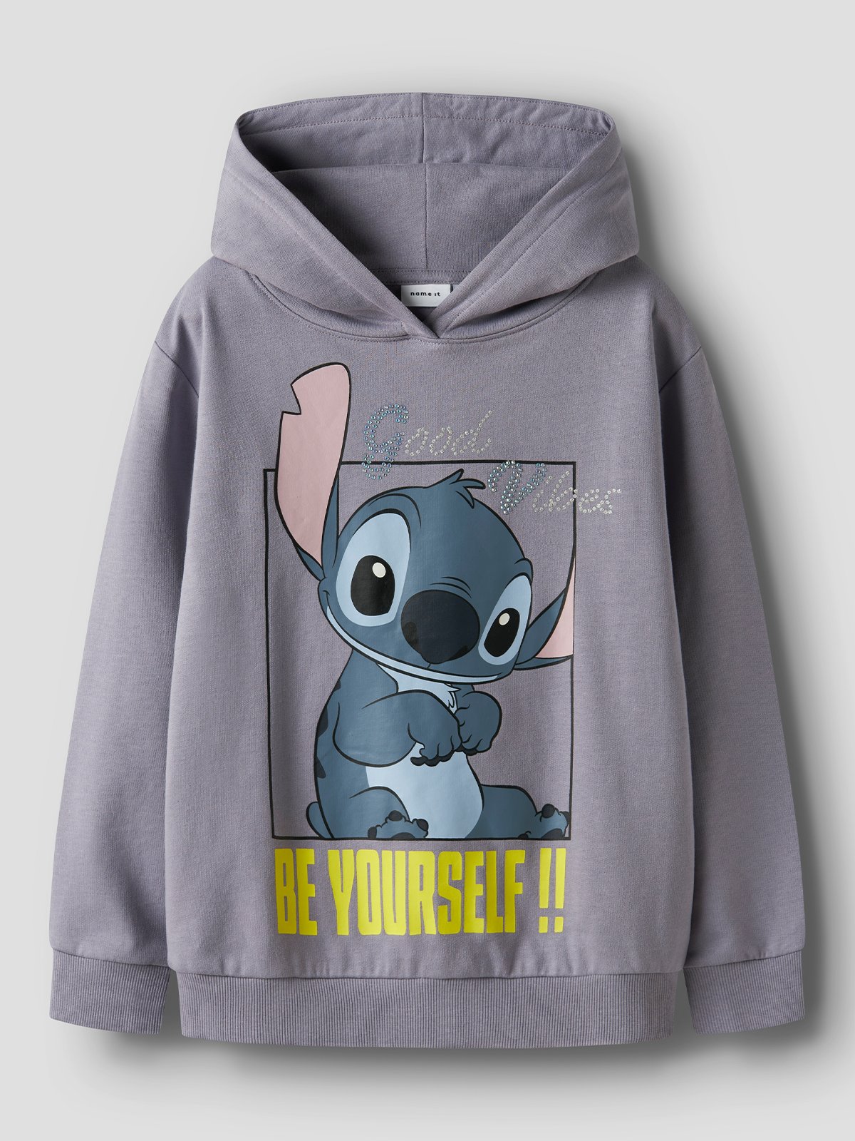 Name It Disneys Stitch Sweater Brushed Lavender Gray