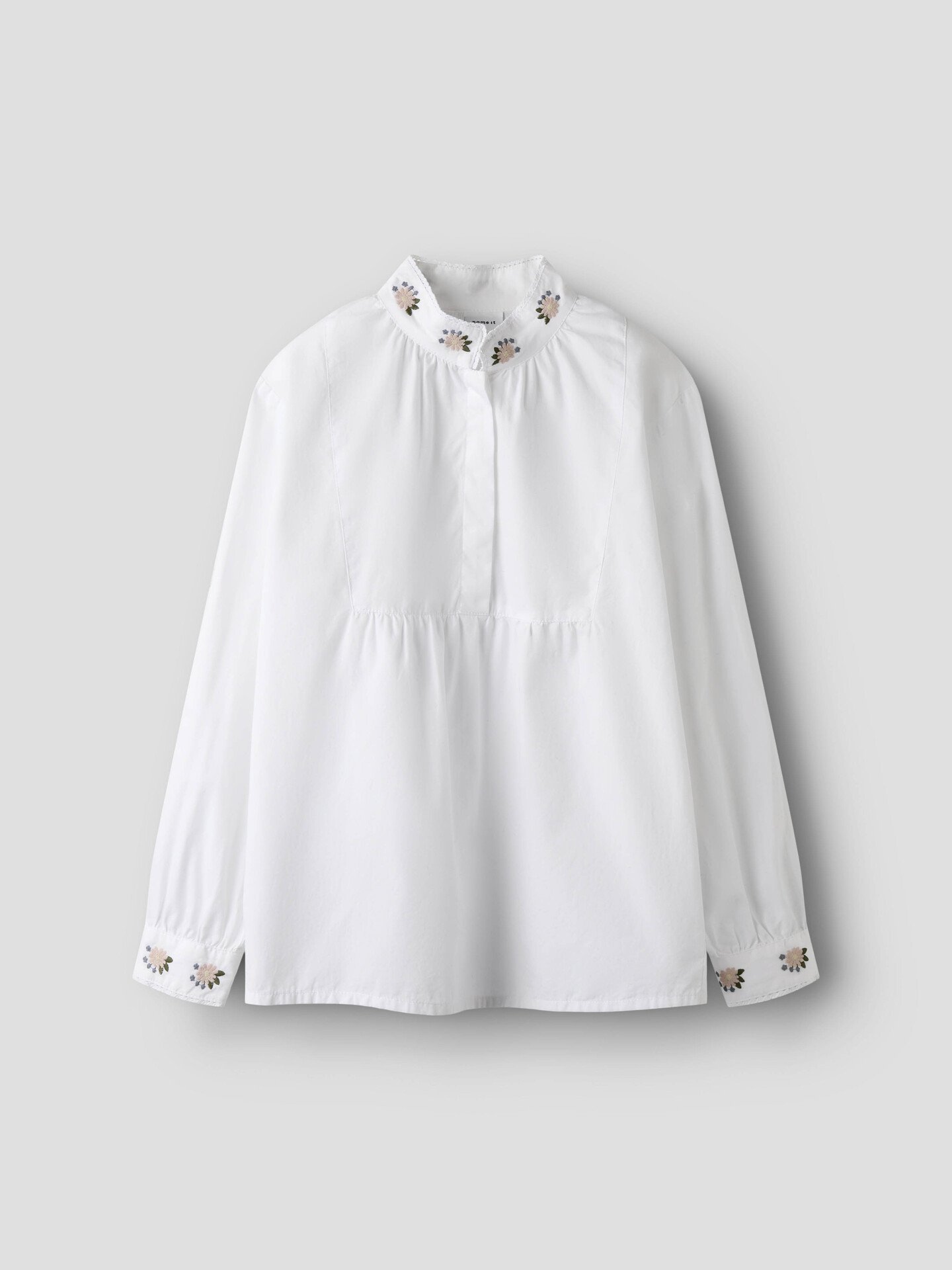Name It Terina Long Sleeve Shirt XXVI Bright White