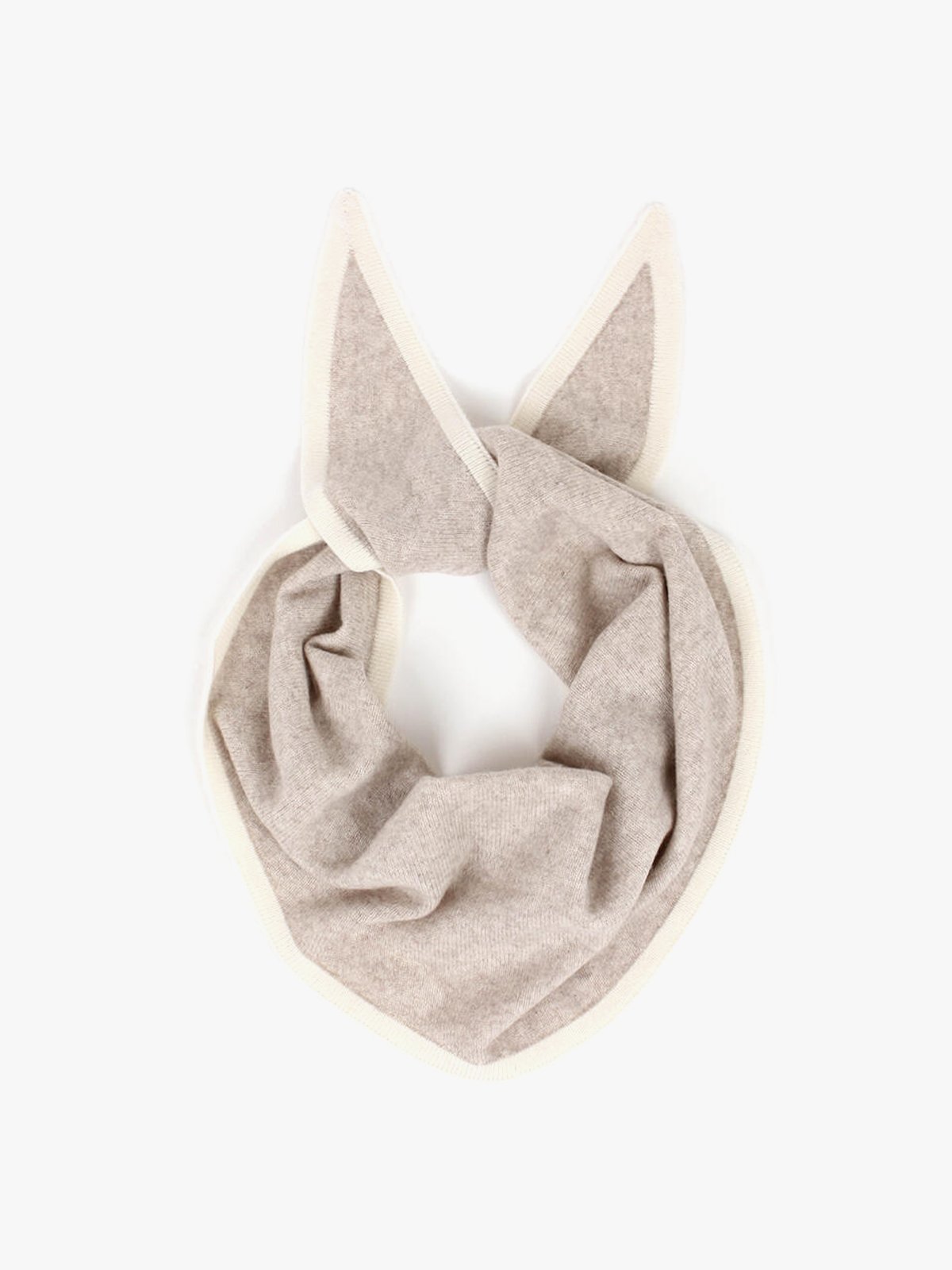 Nohr Studio Lara Duo Wool Cashmere Triangle Sand 13