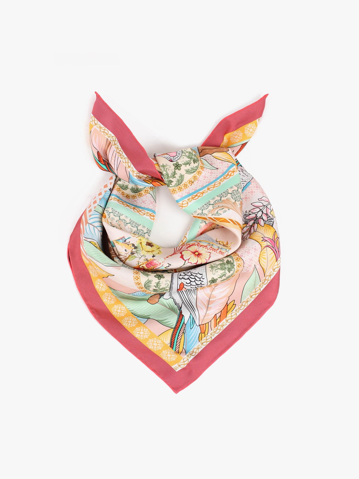 Nohr Studio Kristina Silkeskjerf 65 x 65 cm Rosa 55