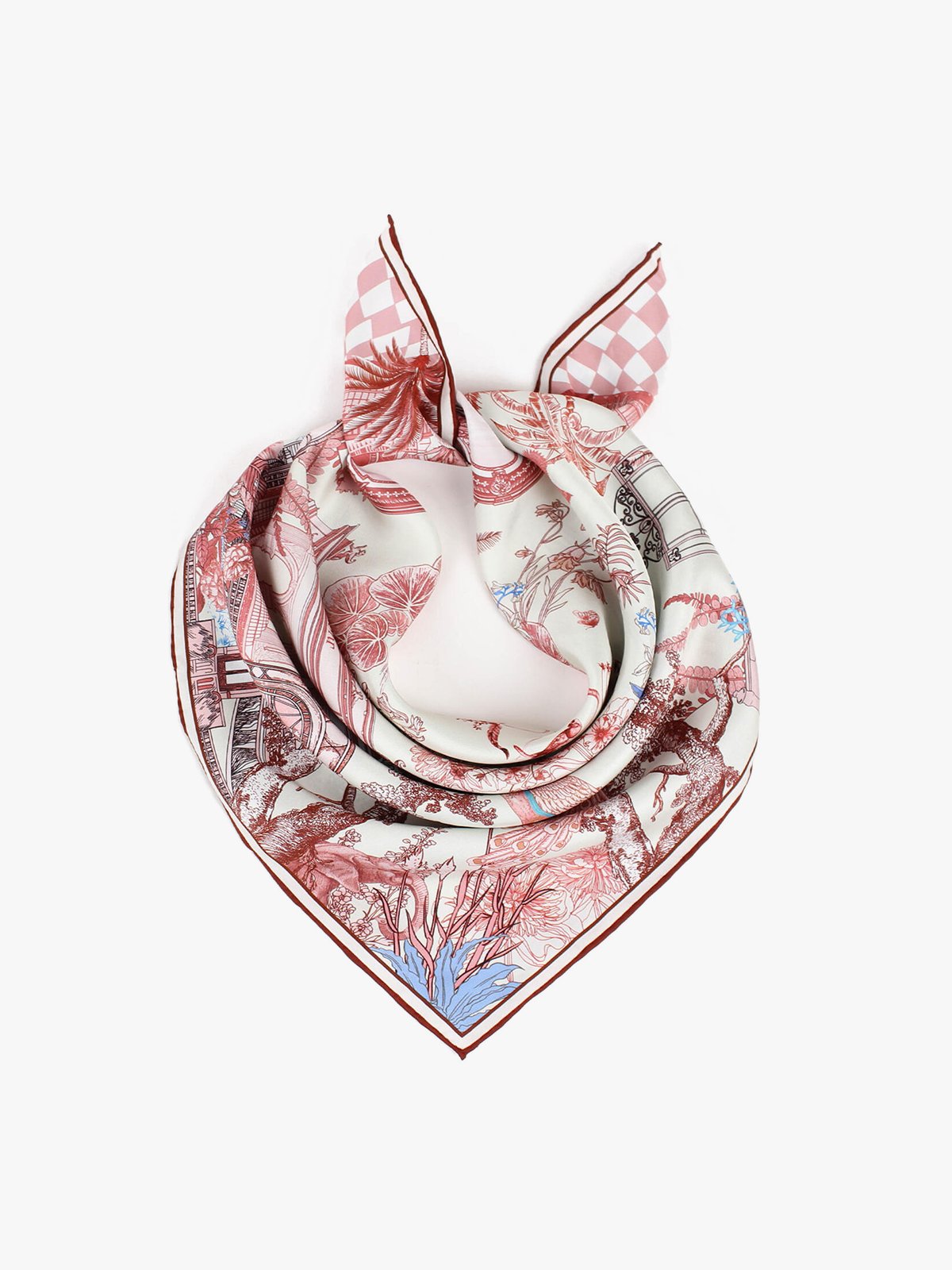 Nohr Studio Eden Silkeskjerf 65 x 65 cm Rosa 55