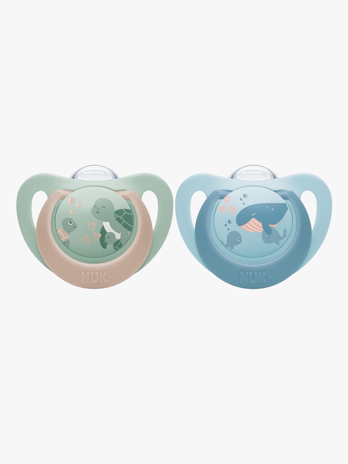 NUK Pacifier 1st Choice Turtle/Whale 6-18m Flerfarget