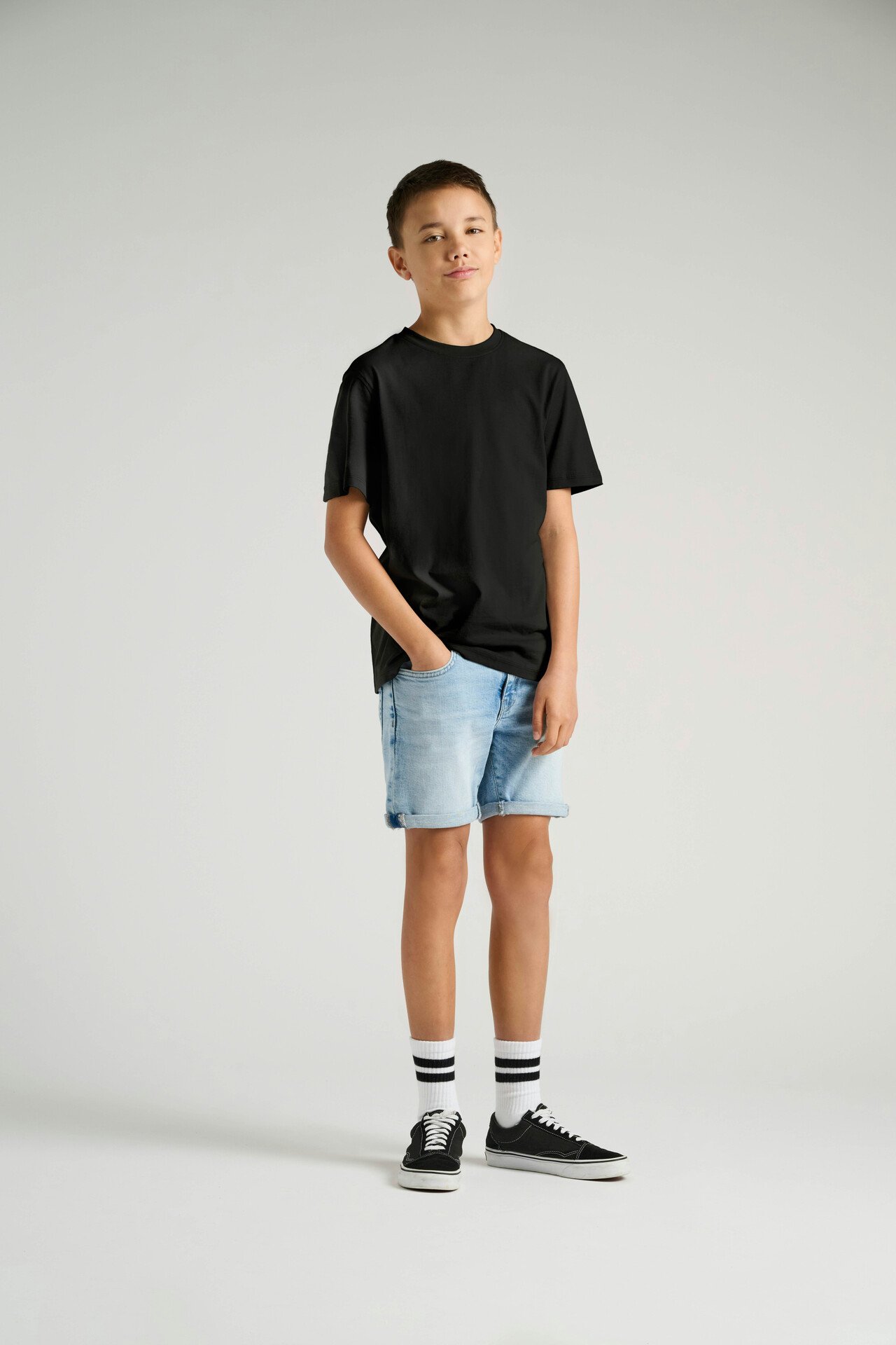 Only & Sons Jr Max Life Short Sleeve Stitch Tee Junior Black