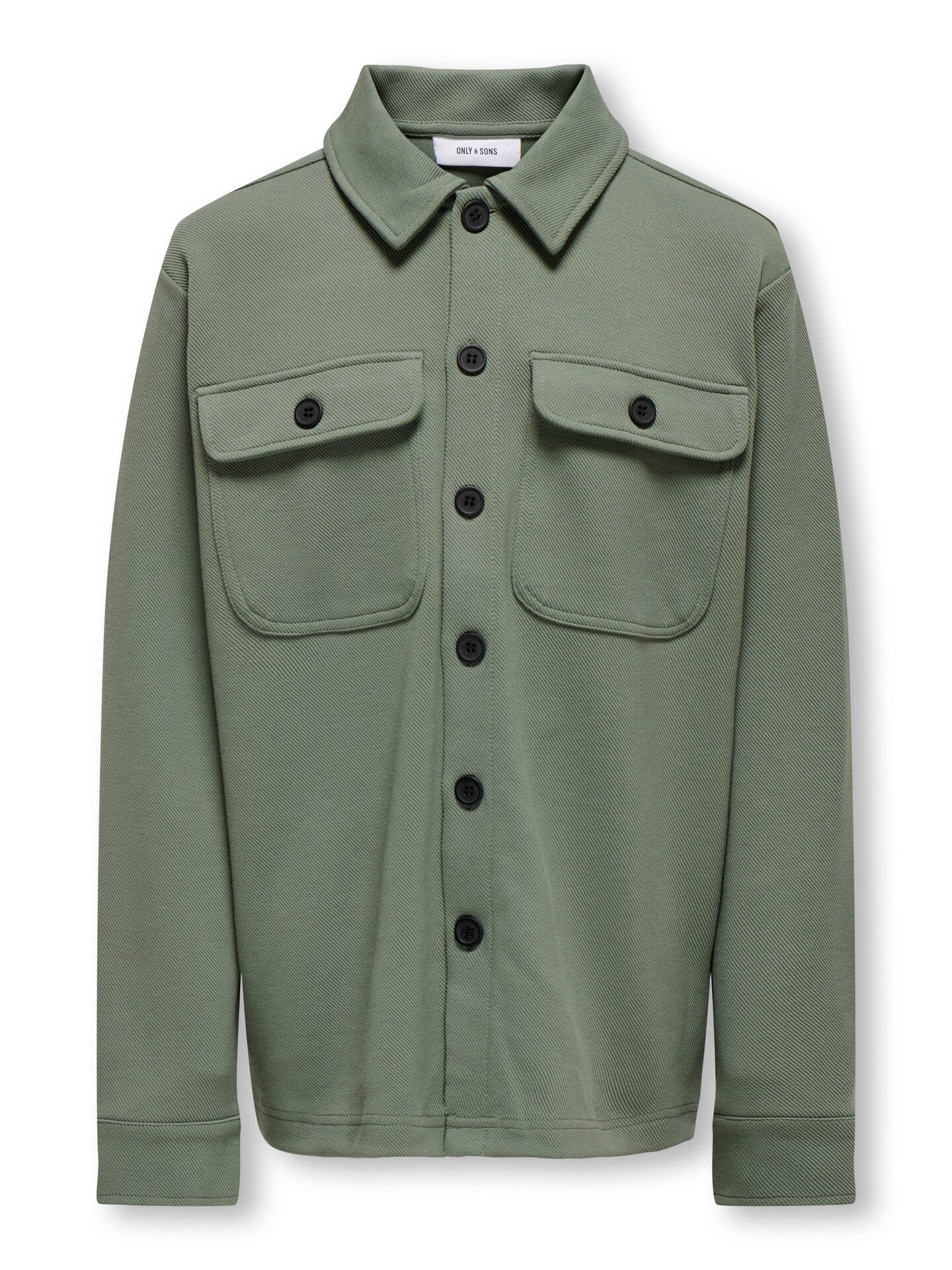 Only & Sons Jr New Kodyl Overshirt Sweat Castor Gray