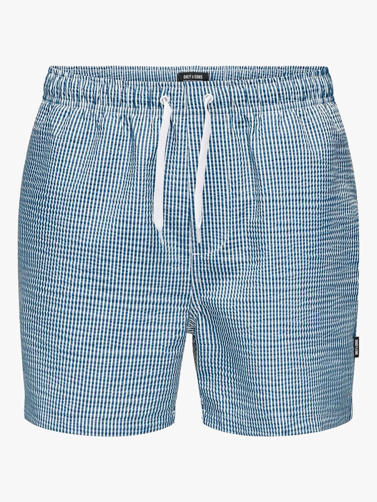 Only & Sons Ted Stripe Seersucker Swim Quiet Harbor