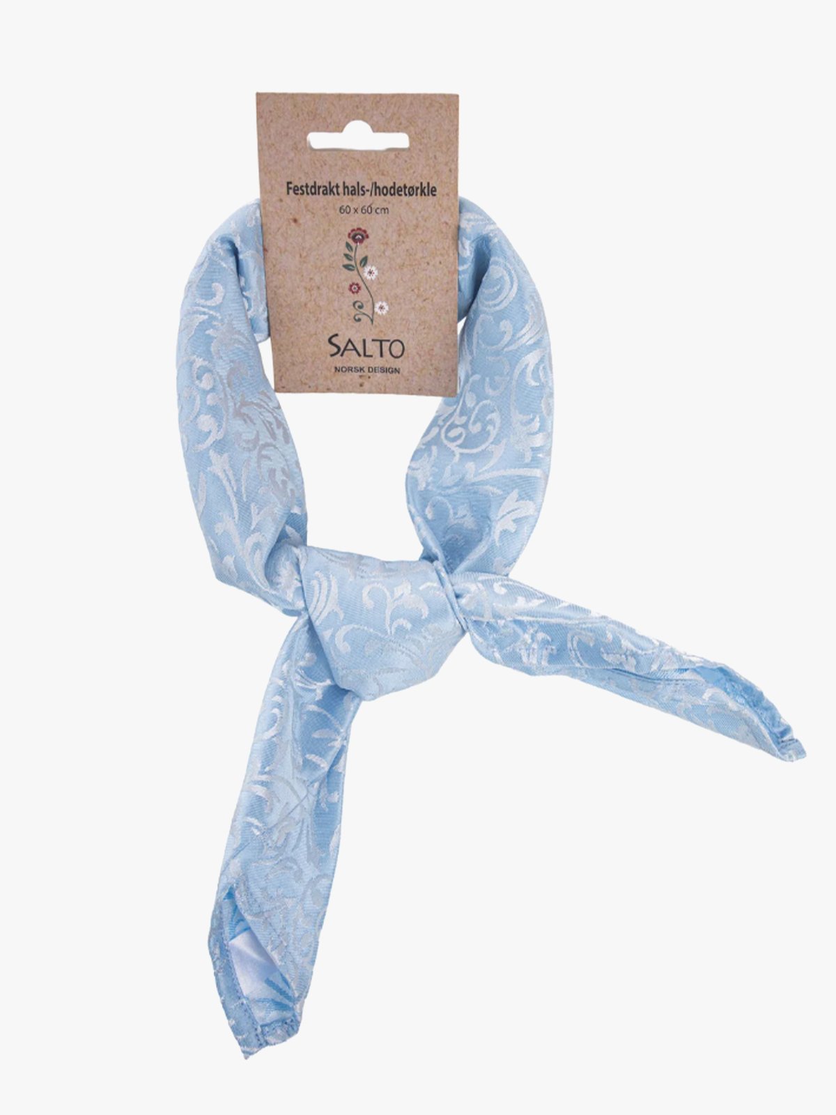 Salto Nila Satin Skjerf Lys Blå