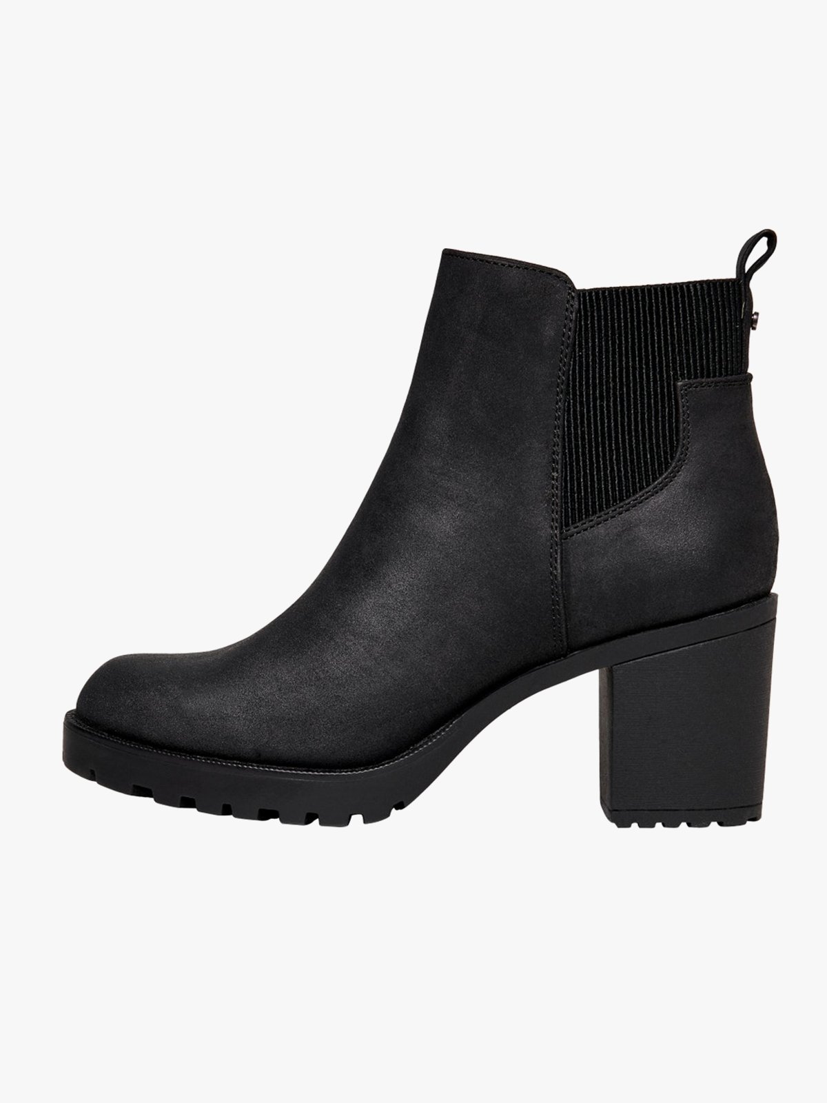 Only Barbara Heeled Bootie Black