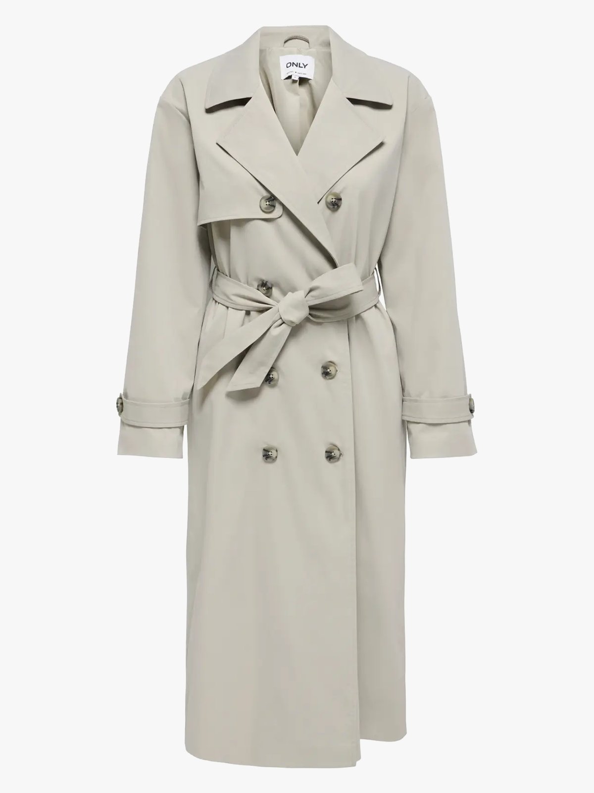 Only Disa Life Long Trenchcoat Island Fossil