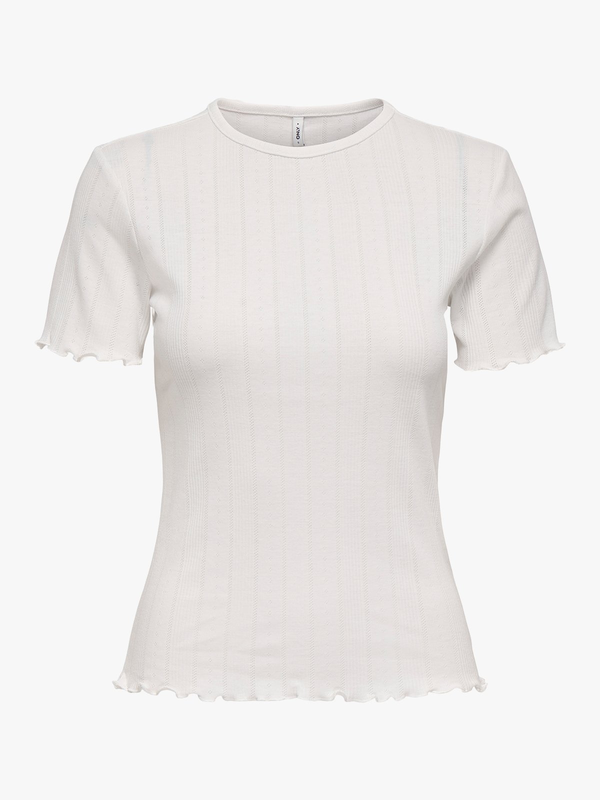 Only Tenna Life O-Neck Short Sleeve Top CLOUD DANCER