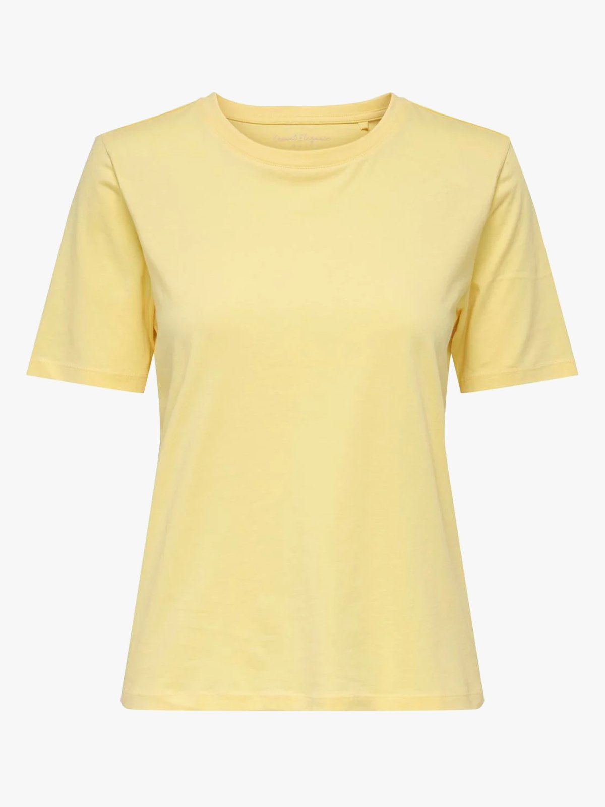 Only Happy Life Short Sleeve O-Neck Tee Sunlight