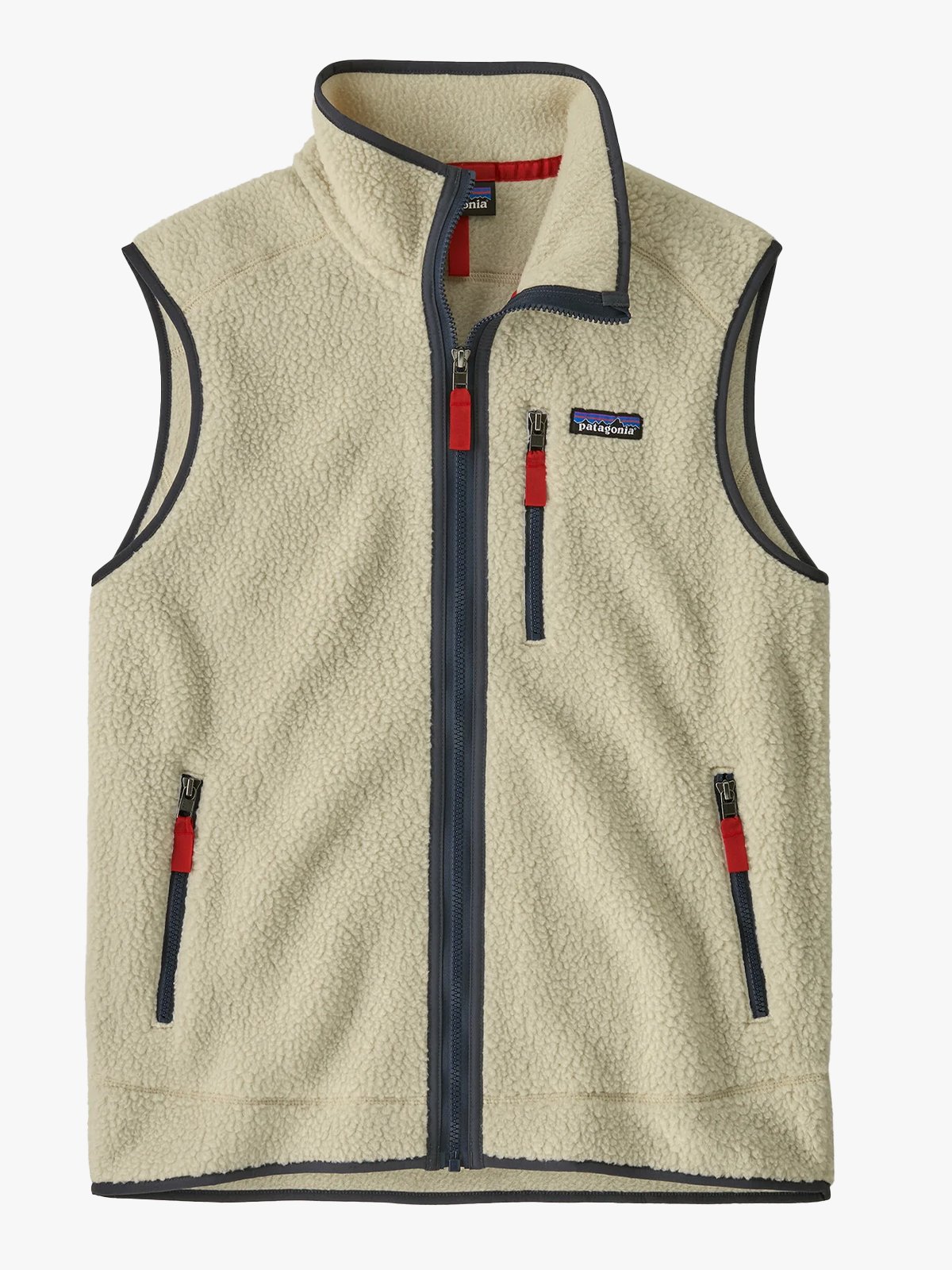 Patagonia Retro Pile Vest Pelican w/Smolder Blue