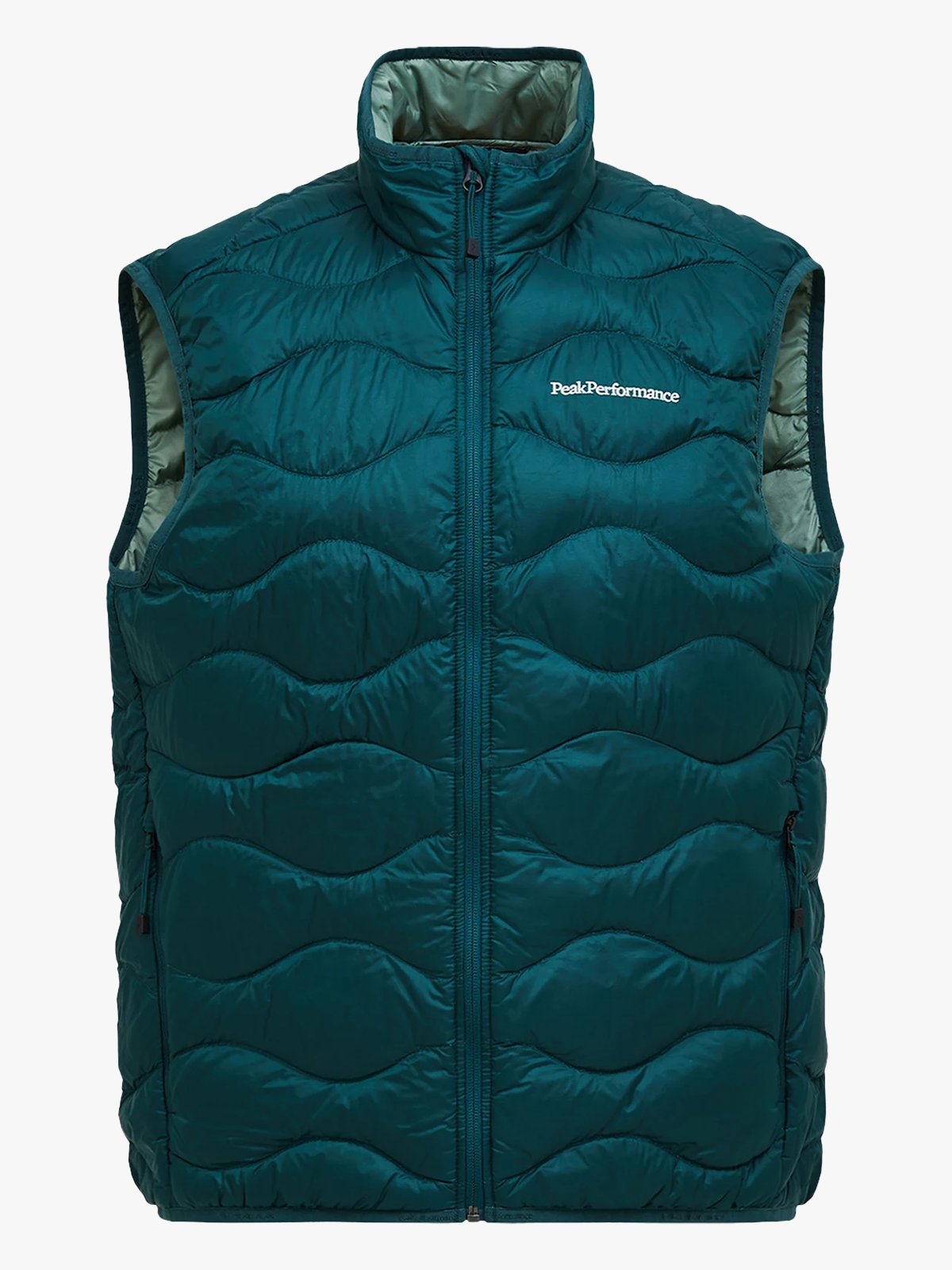 Peak Performance Helium  Down Vest Men Ponderosa Pine / Green Valley