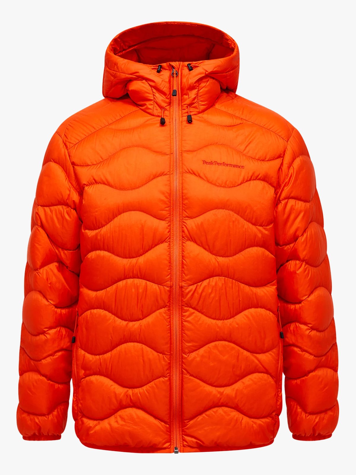 Peak Performance Helium Down Hood Jacket Men Solar Burst