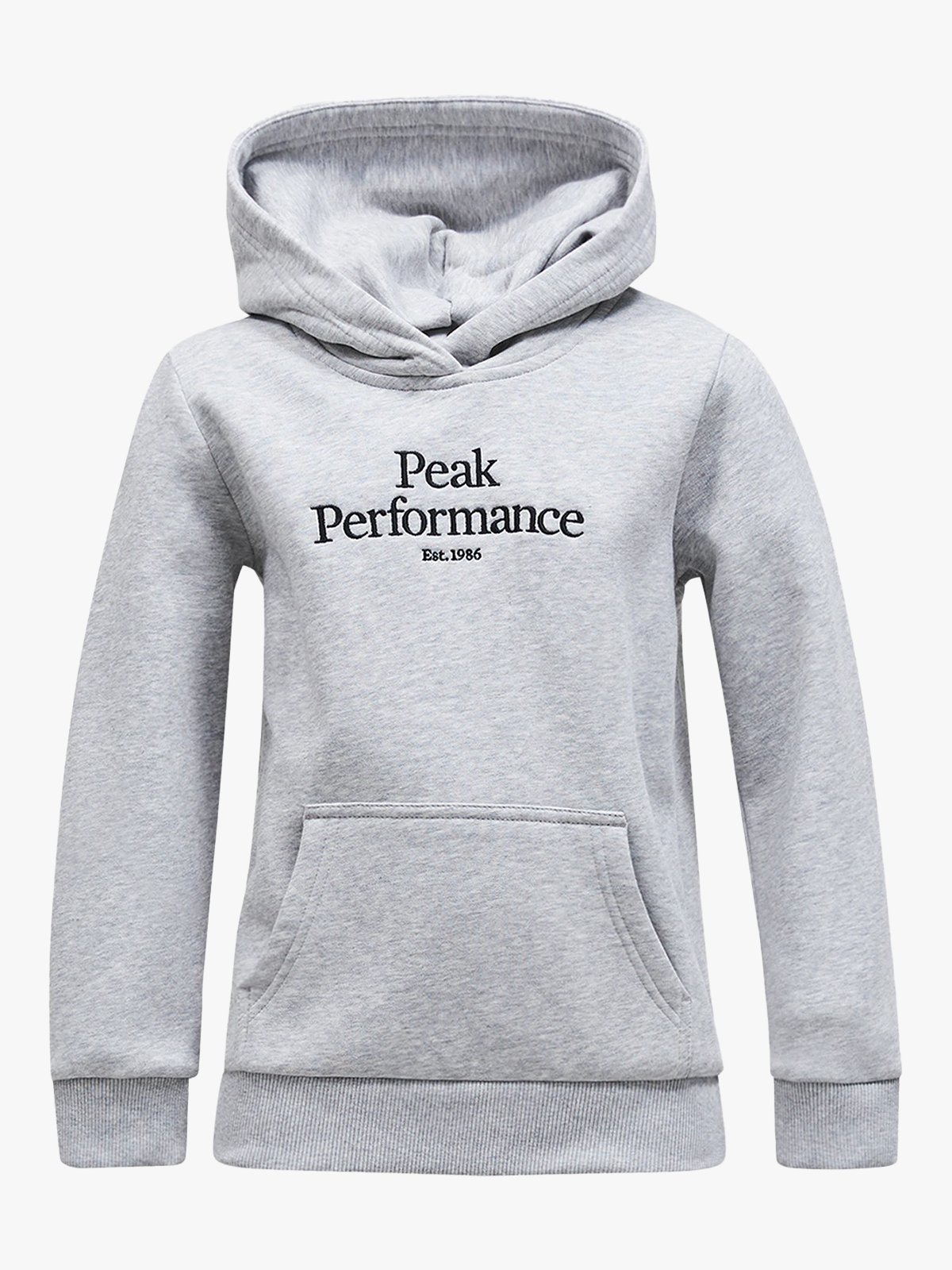 Peak Performance Jr Original Hood Med grey melange