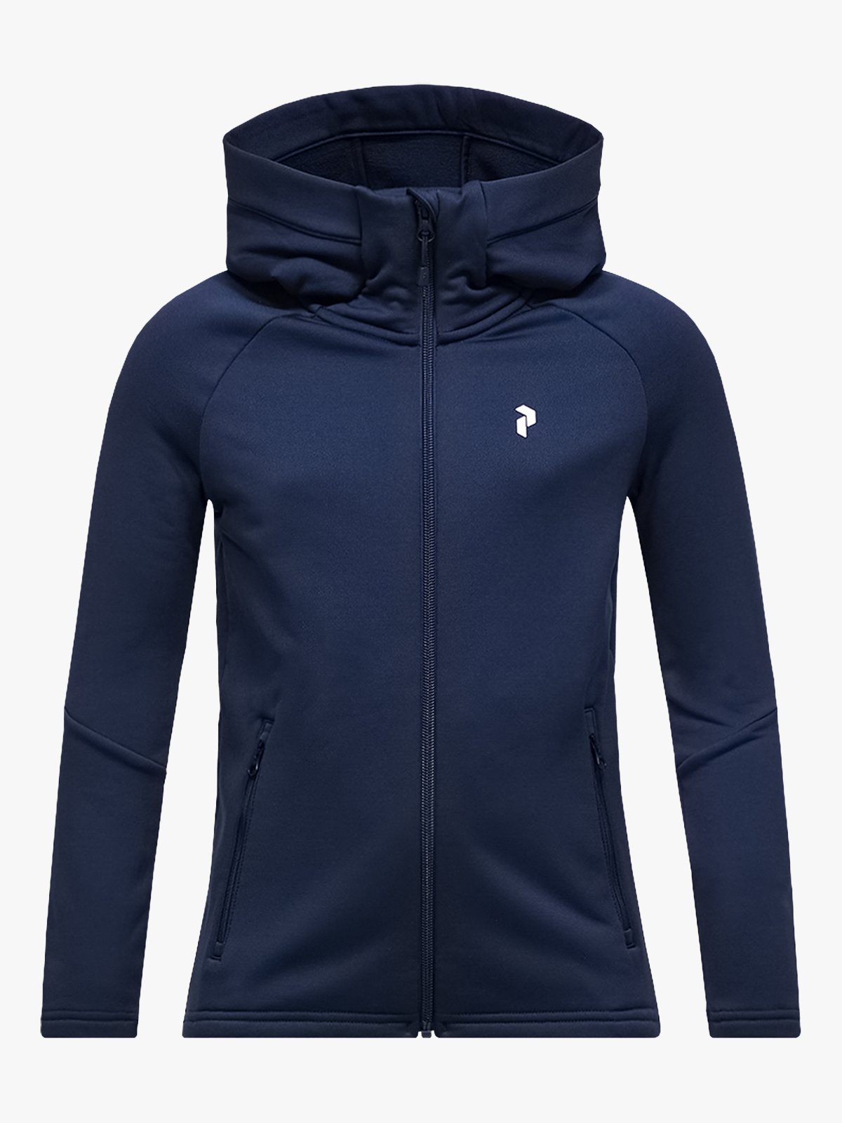 Peak Performance Junior Rider Essentials Zip Hood Blue Shadow