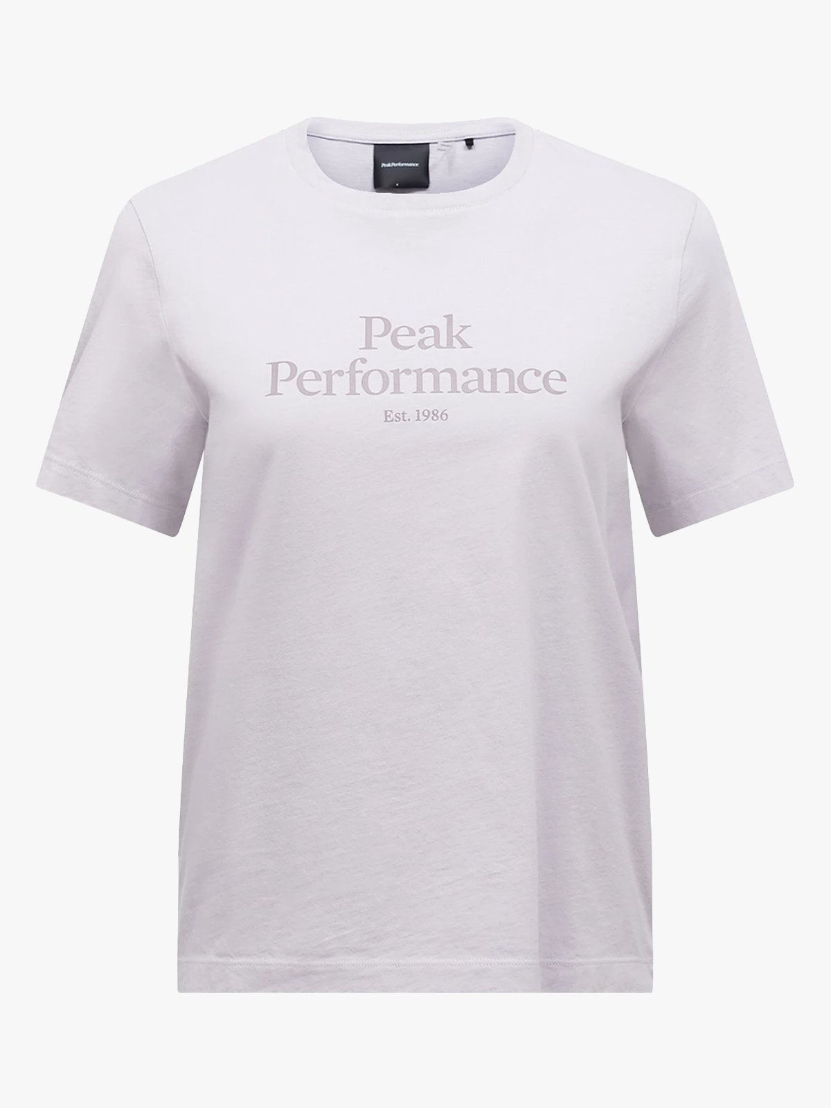 Peak Performance Original Tee Women Medium Grey Melange / Black