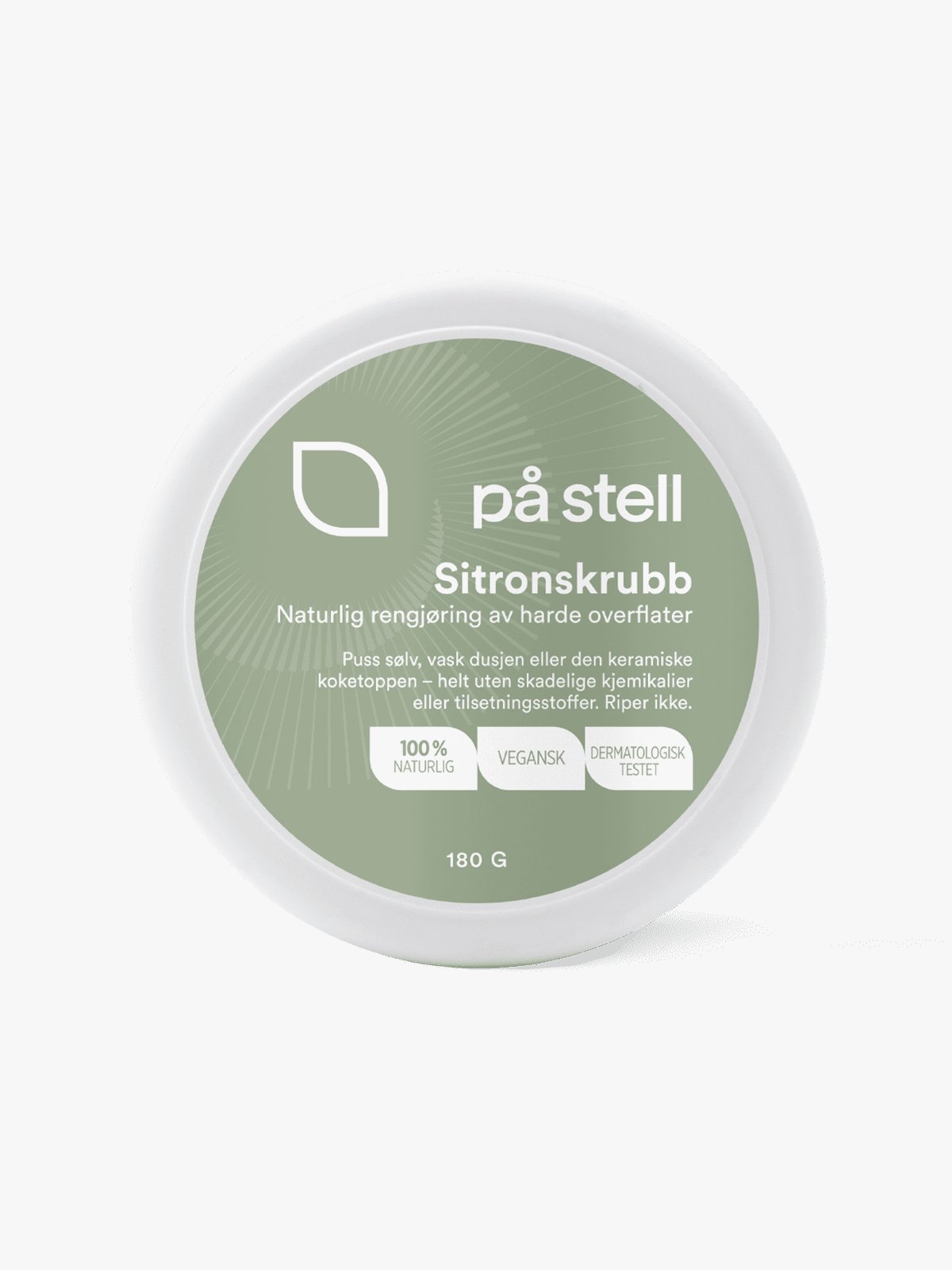 På stell Sitronskrubb Hvit