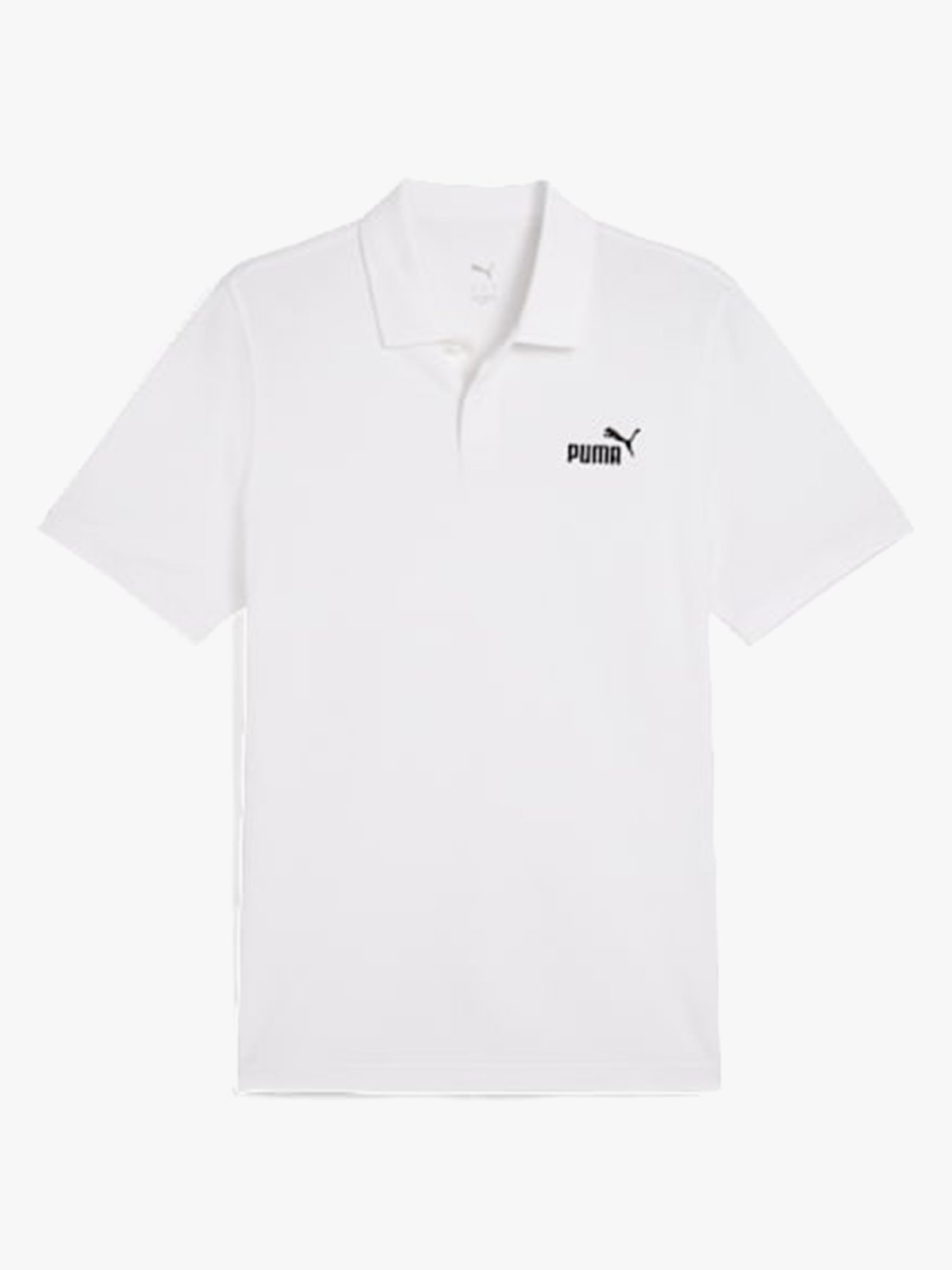 Puma ESS No.1 Logo Pique Polo PUMA White