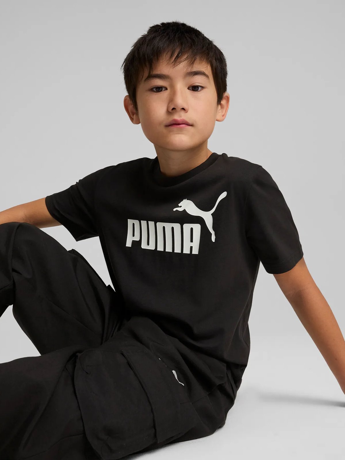 Puma Ess No. 1 Logo Tee B Sort
