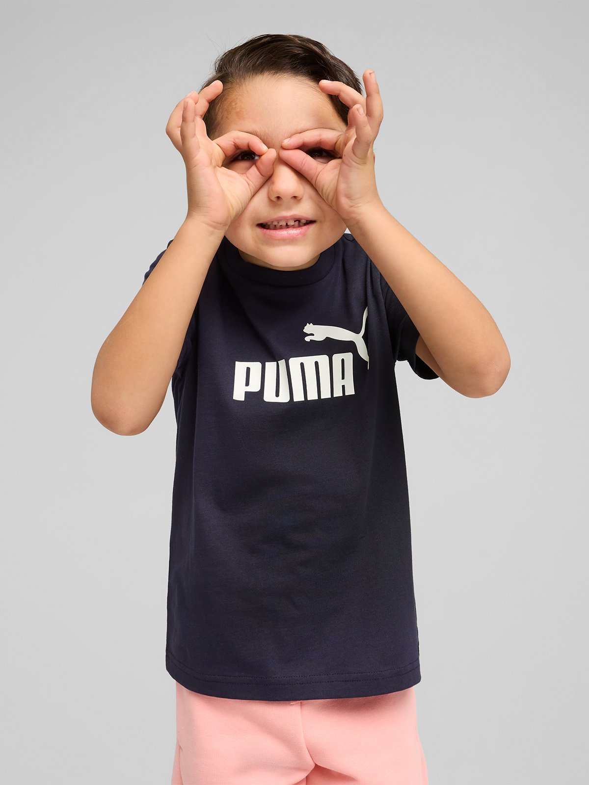 Puma Ess No. 1 Logo Tee Ps Blå