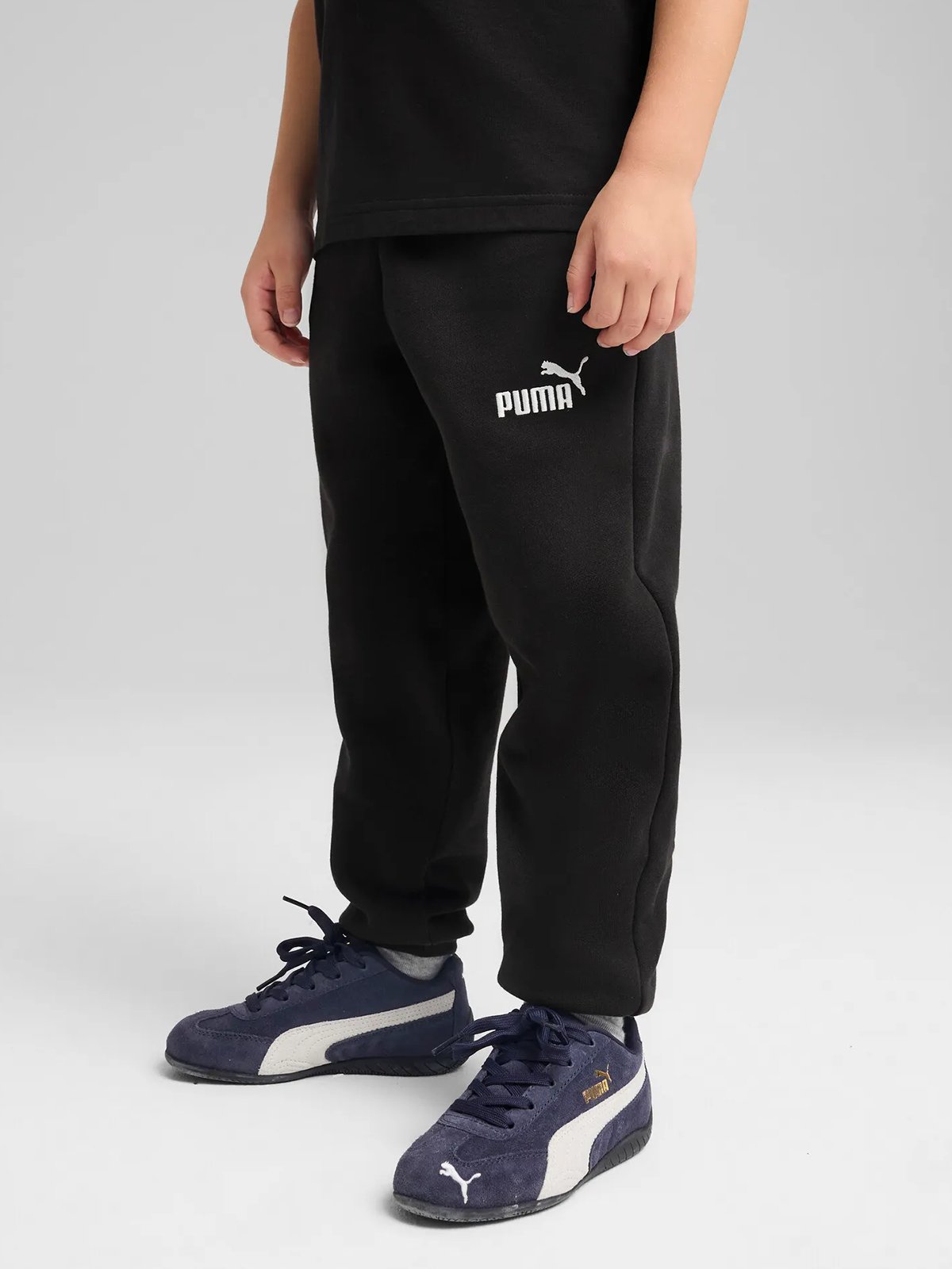 Puma Ess No. 1 Logo Sweatpants Fleece Sort