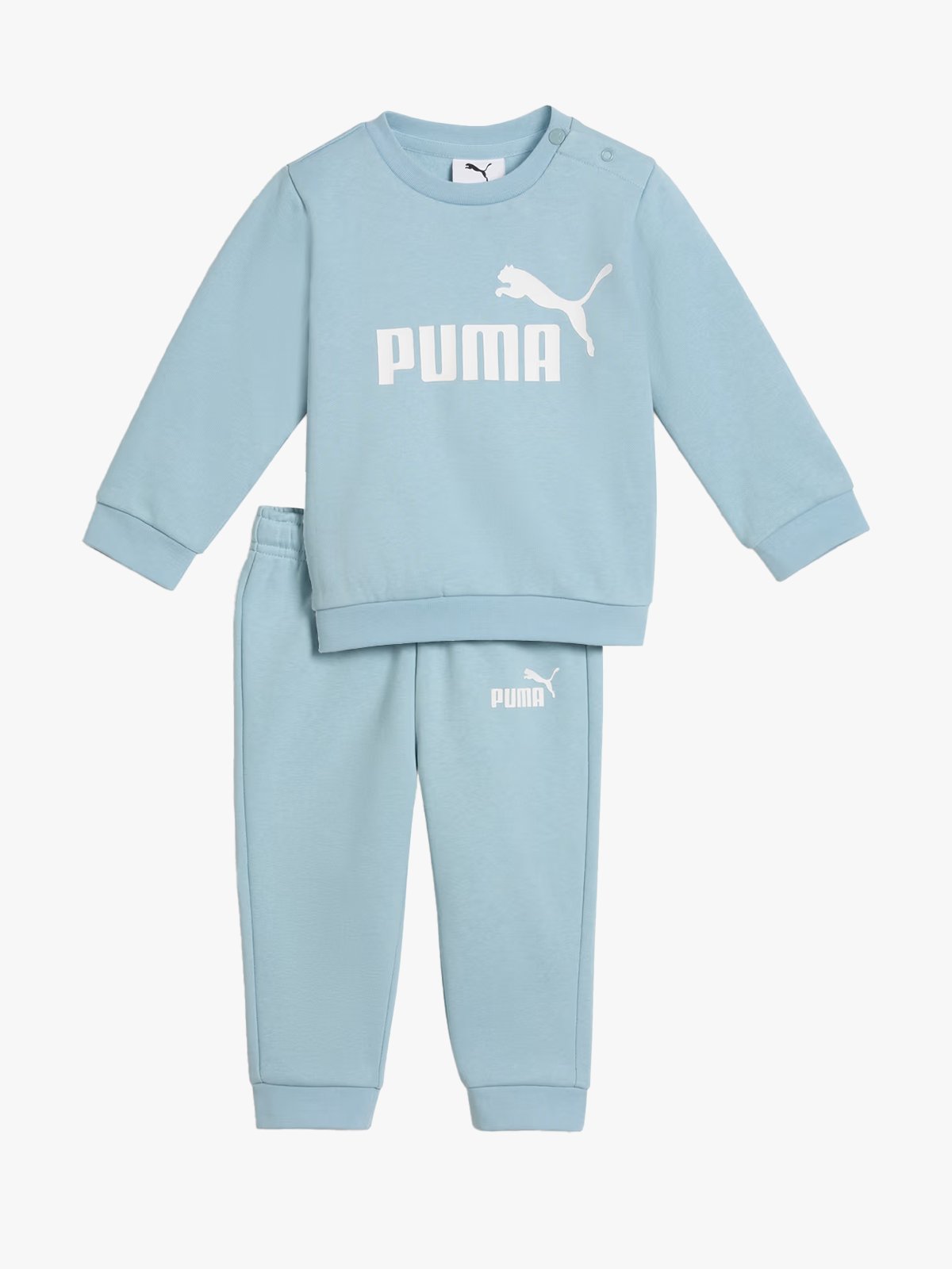 Puma Minicats Ess Crew Set Infant Seafoam