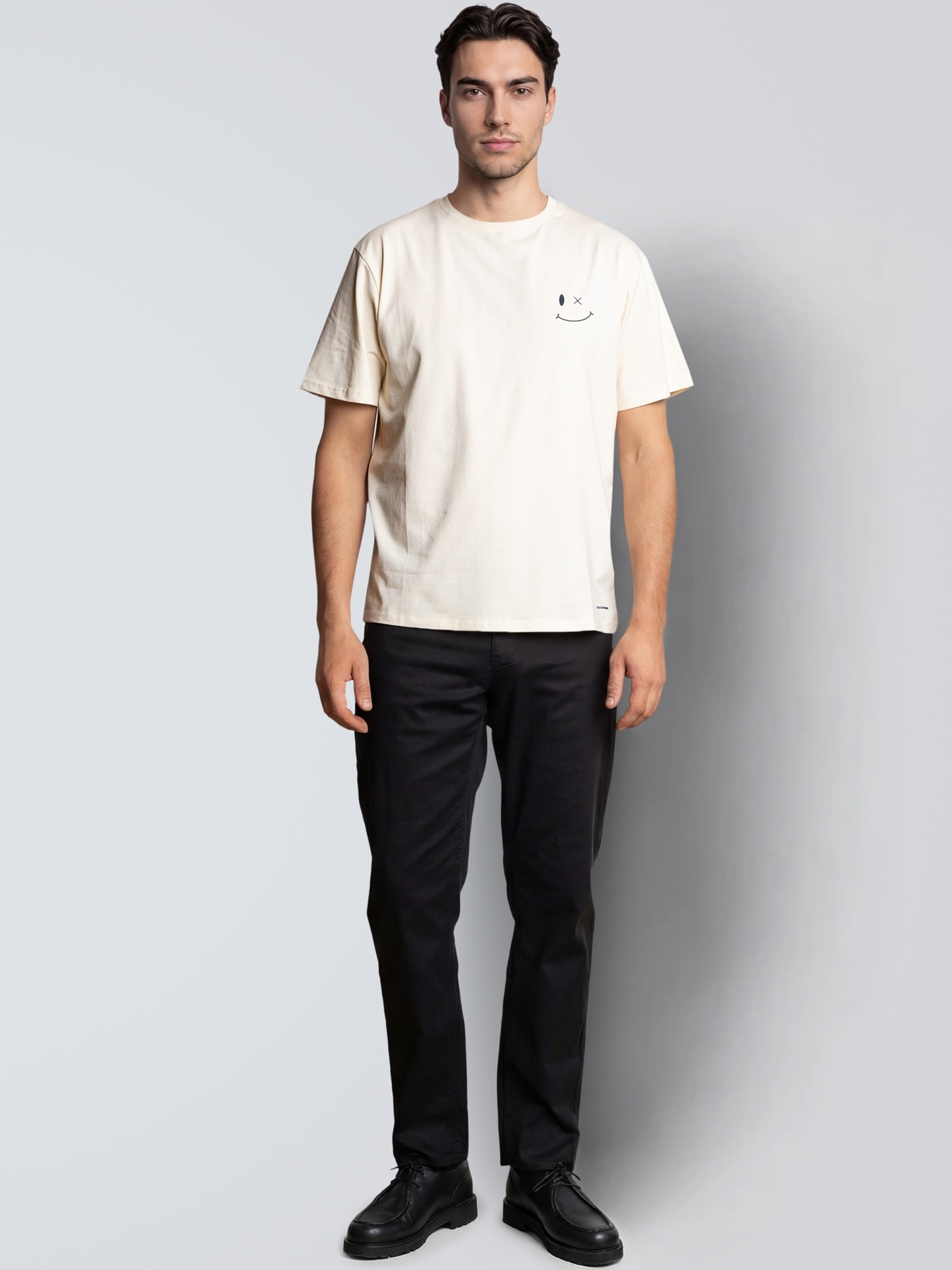 CLEAN CUT COPENHAGEN Patrick Organic Tee Ecru