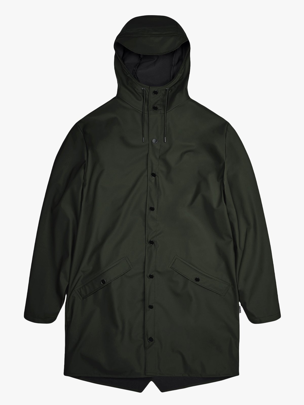 Rains Long Jacket Green