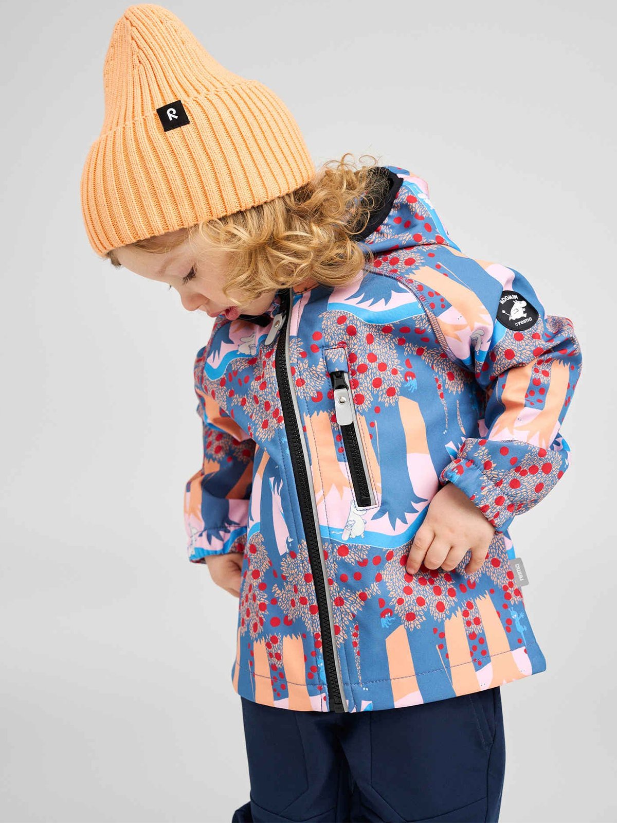 Reima Moomin Vantti Softshell jacket Blue Ocean
