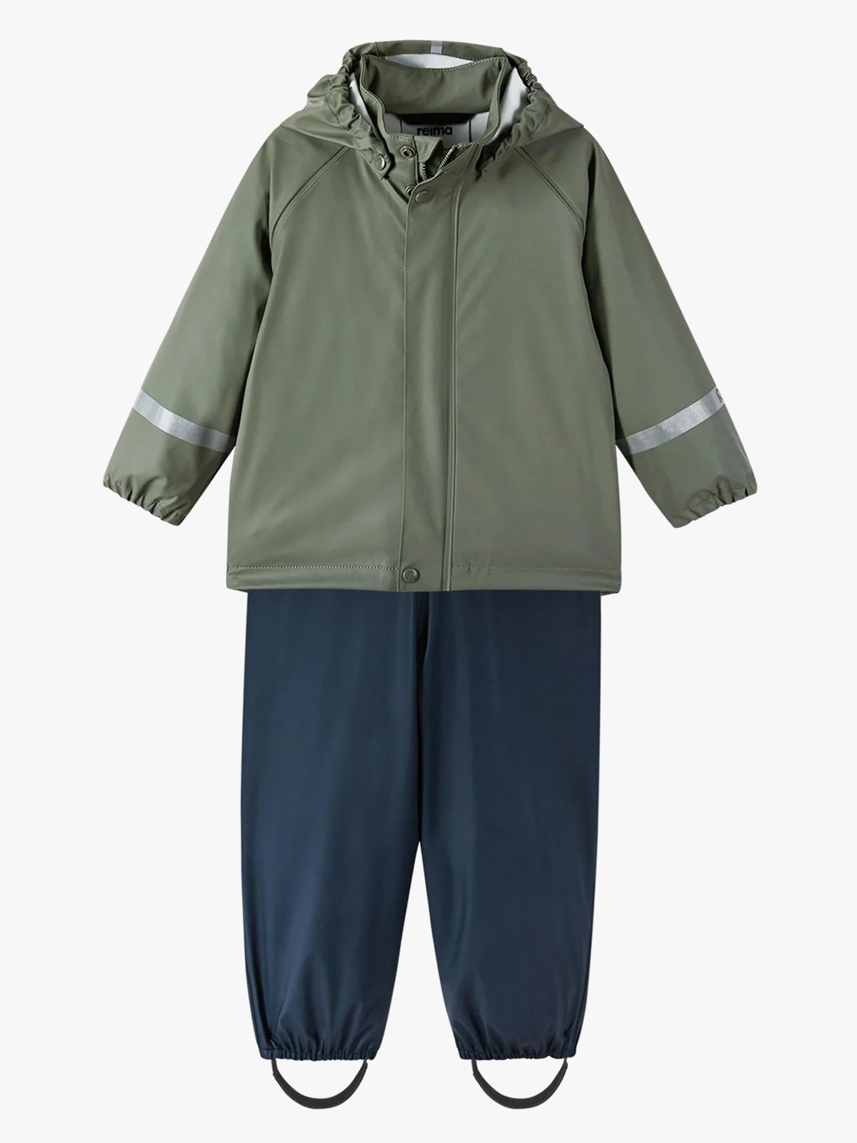 Reima Tihku Rain outfit Greyish green